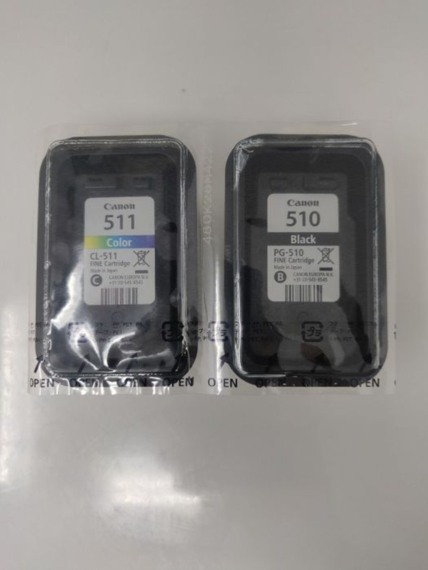 Canon PG-510 / CL-511 Black and color ink cartridge standard capacity black: 240 color - Image 3 of 3