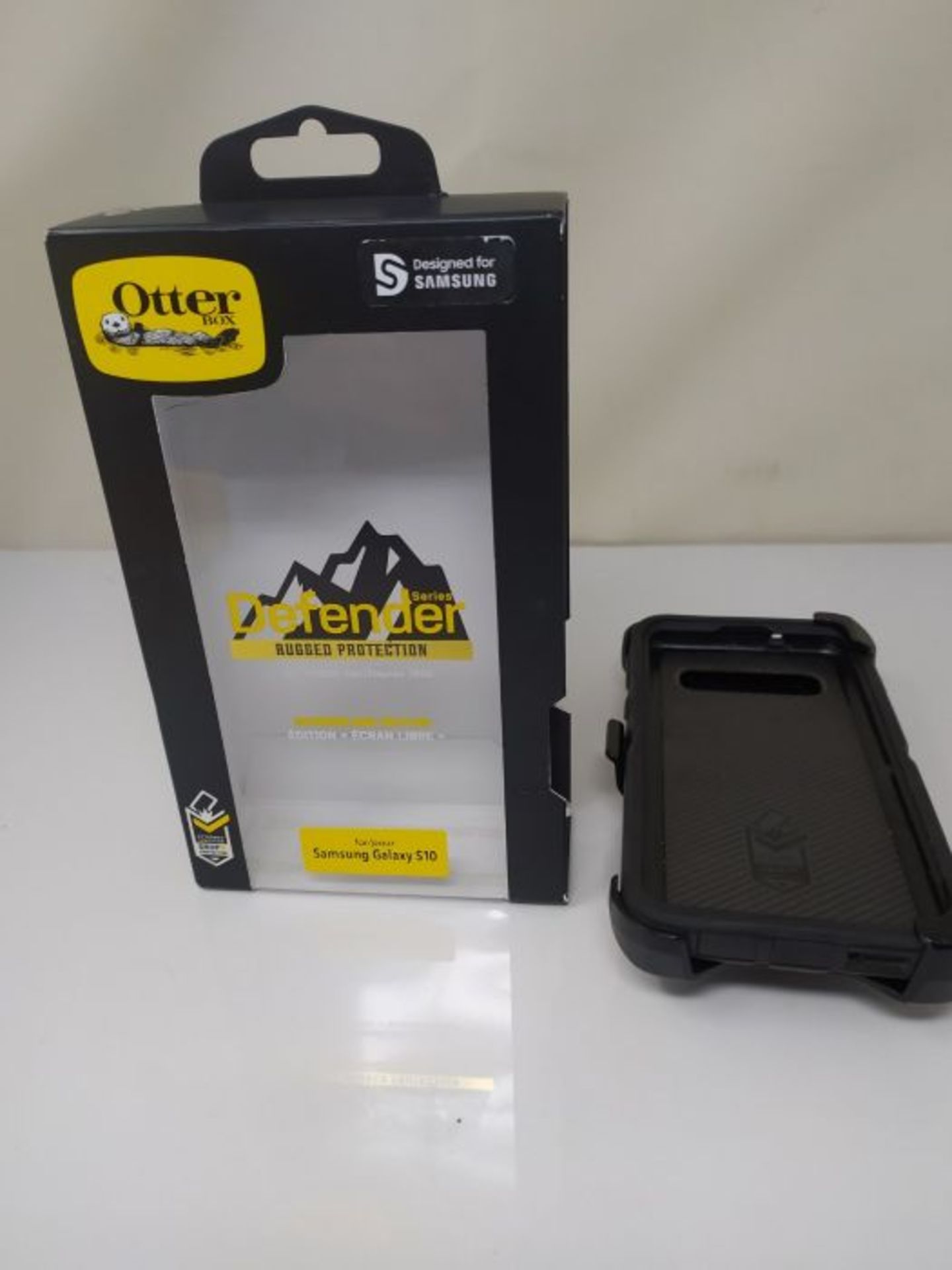 OtterBox for Samsung Galaxy S10, Superior Rugged Protective Case, Defender Series, Bla - Image 2 of 2