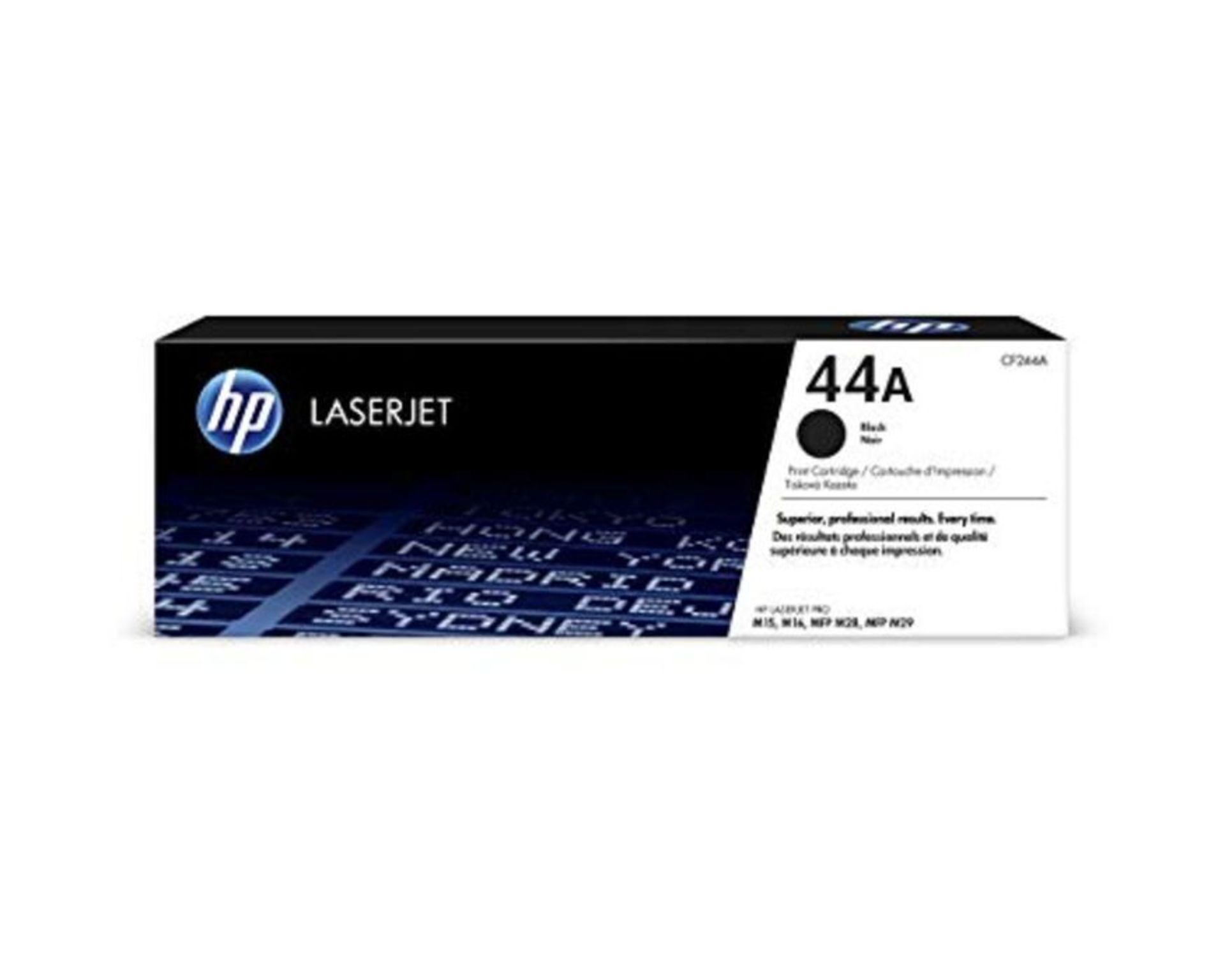 HP CF244A 44A Original Toner Cartridge, Black, Single Pack