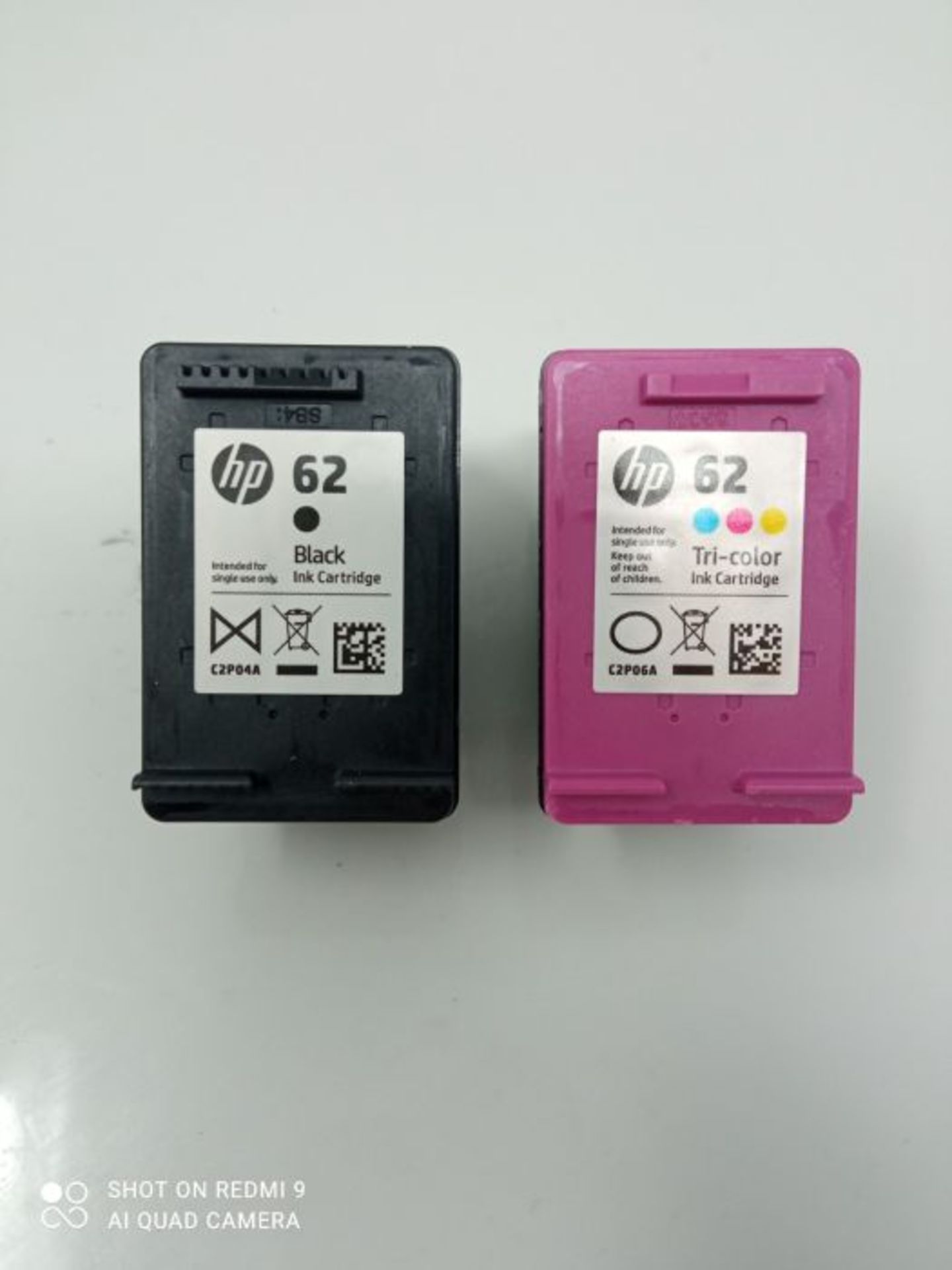 HP N9J71AE 62 Original Ink Cartridges, Black and Tri-color, Multipack - Image 3 of 3