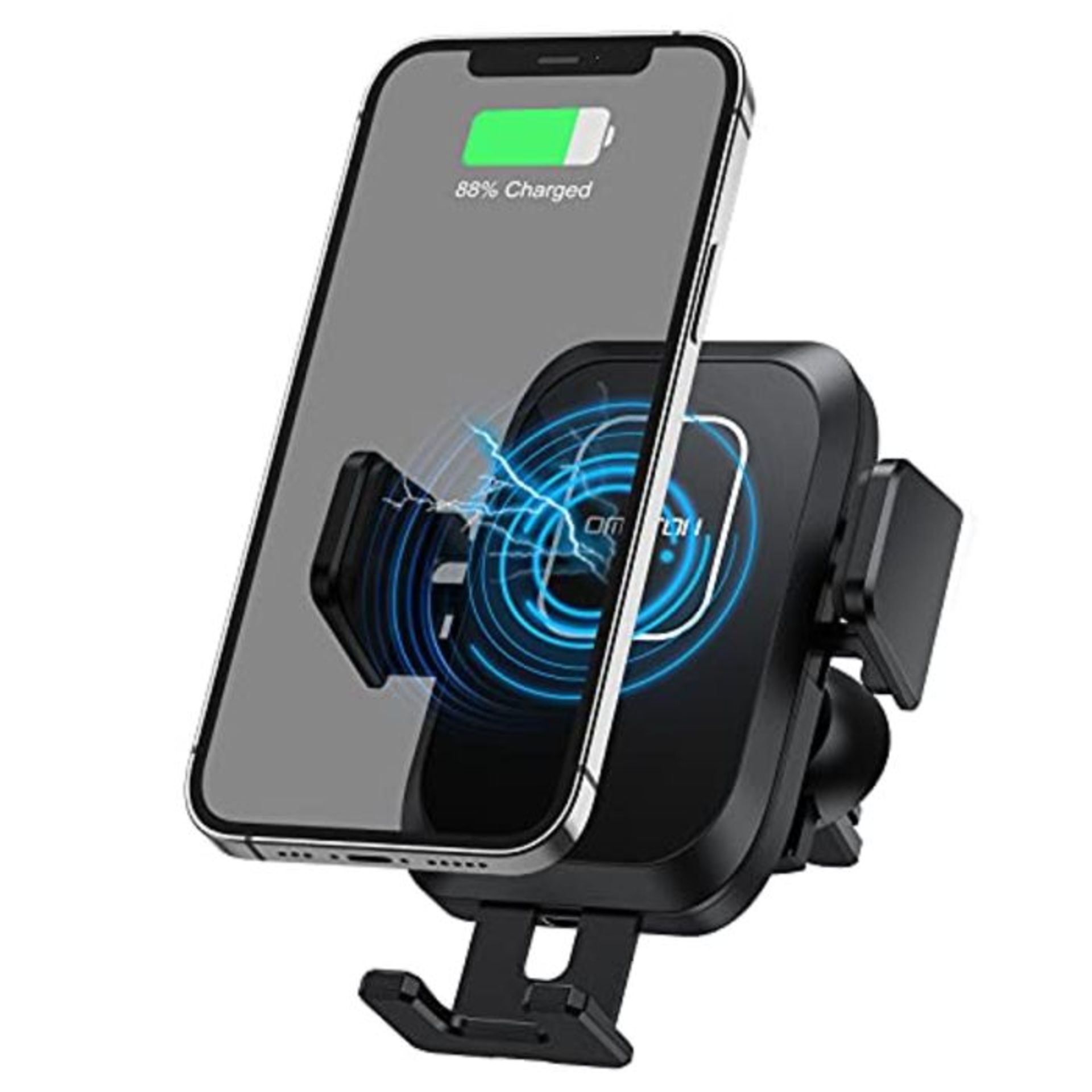 OMOTON Wireless Car Charger, Auto Clamping Wireless Car Charger,15W 10W 7.5W Qi Fast C