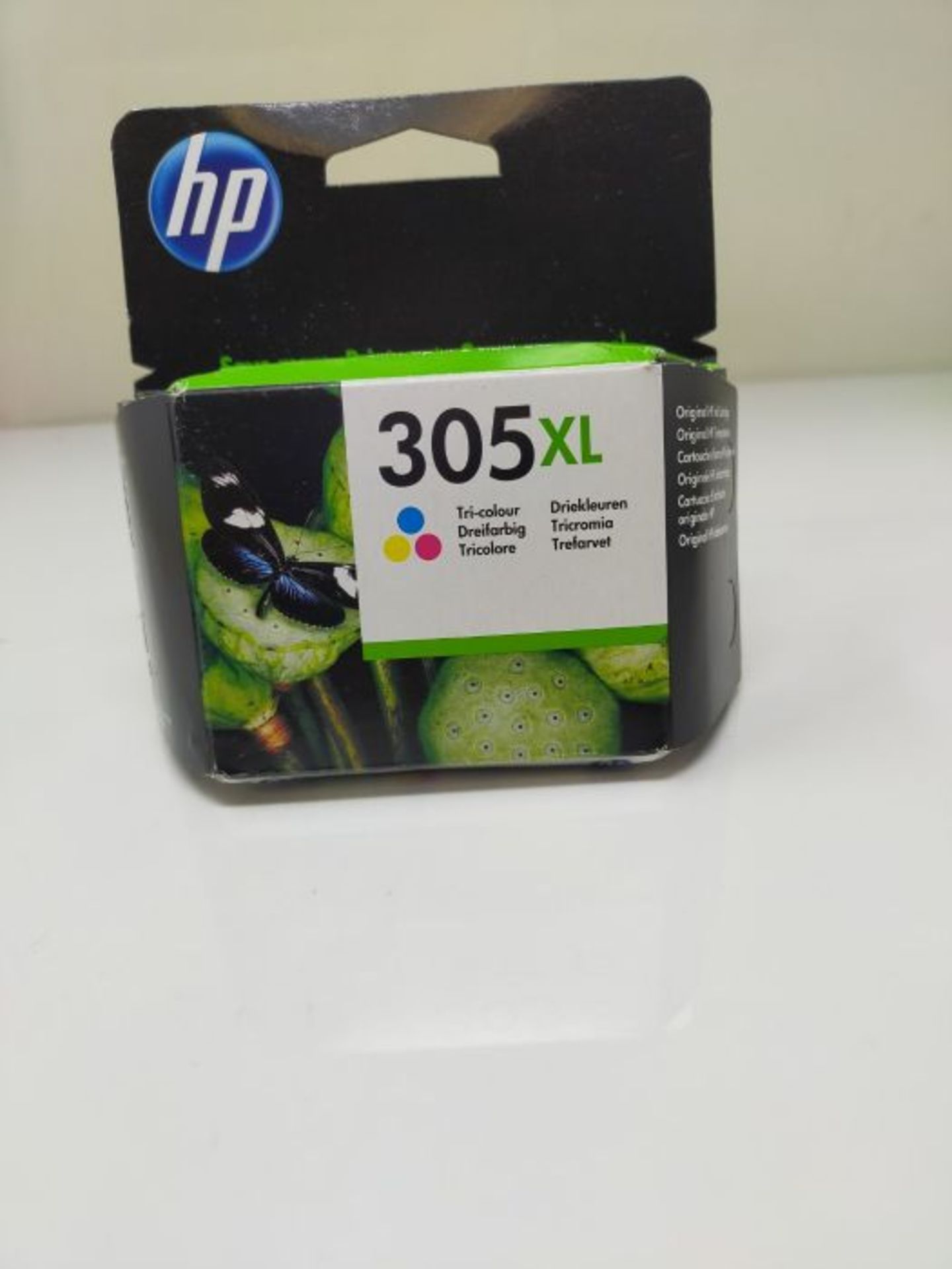 HP 3YM63AE 305XL High Yield Original Ink Cartridge, Tri-color, Single Pack - Image 2 of 3