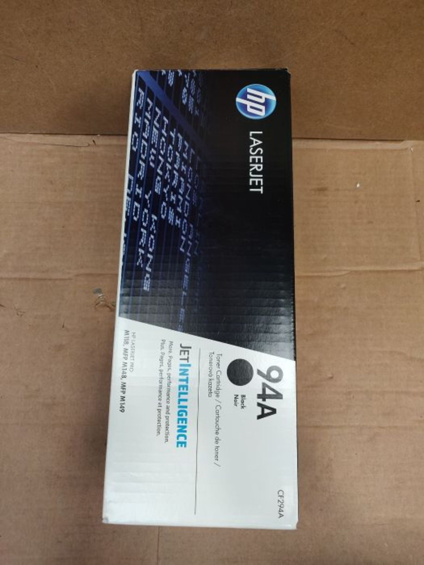 HP CF294A 94A Original LaserJet Toner Cartridge, Black, Single Pack - Image 2 of 3