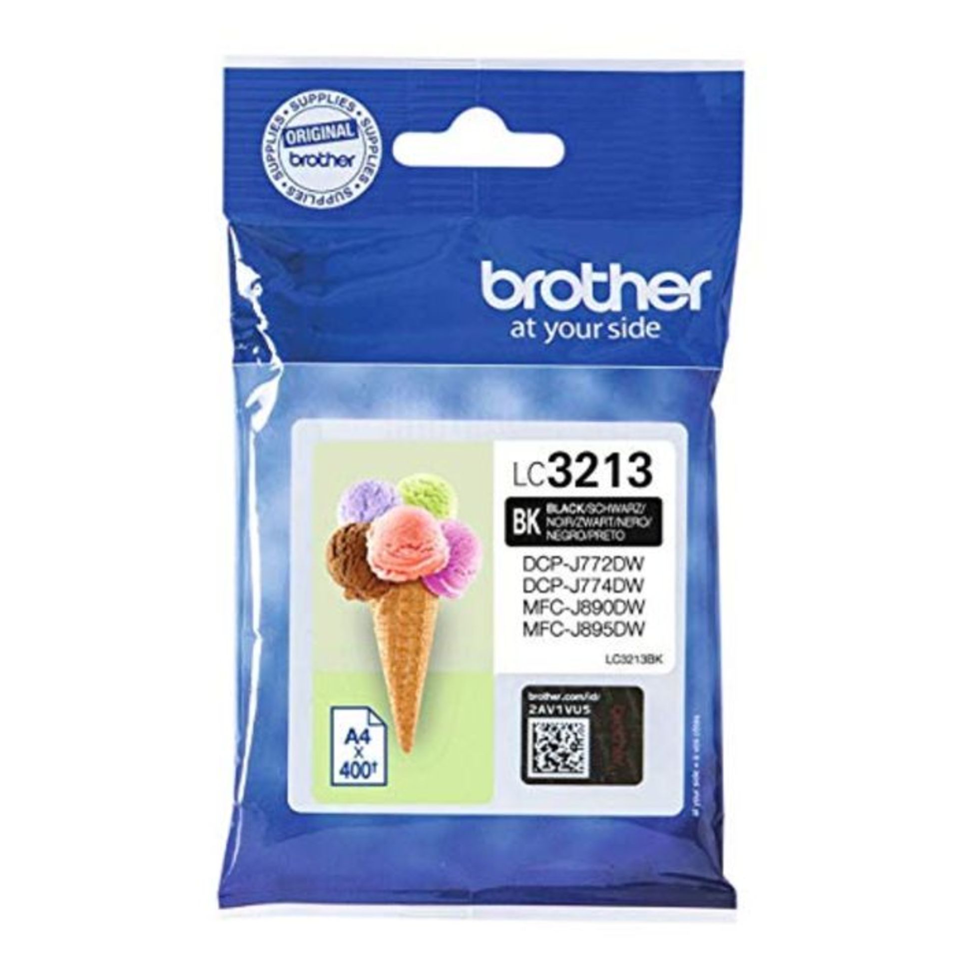 Brother LC-3213BK Inkjet Cartridge, Black, Single Pack, High Yield, Includes 1 x Inkje