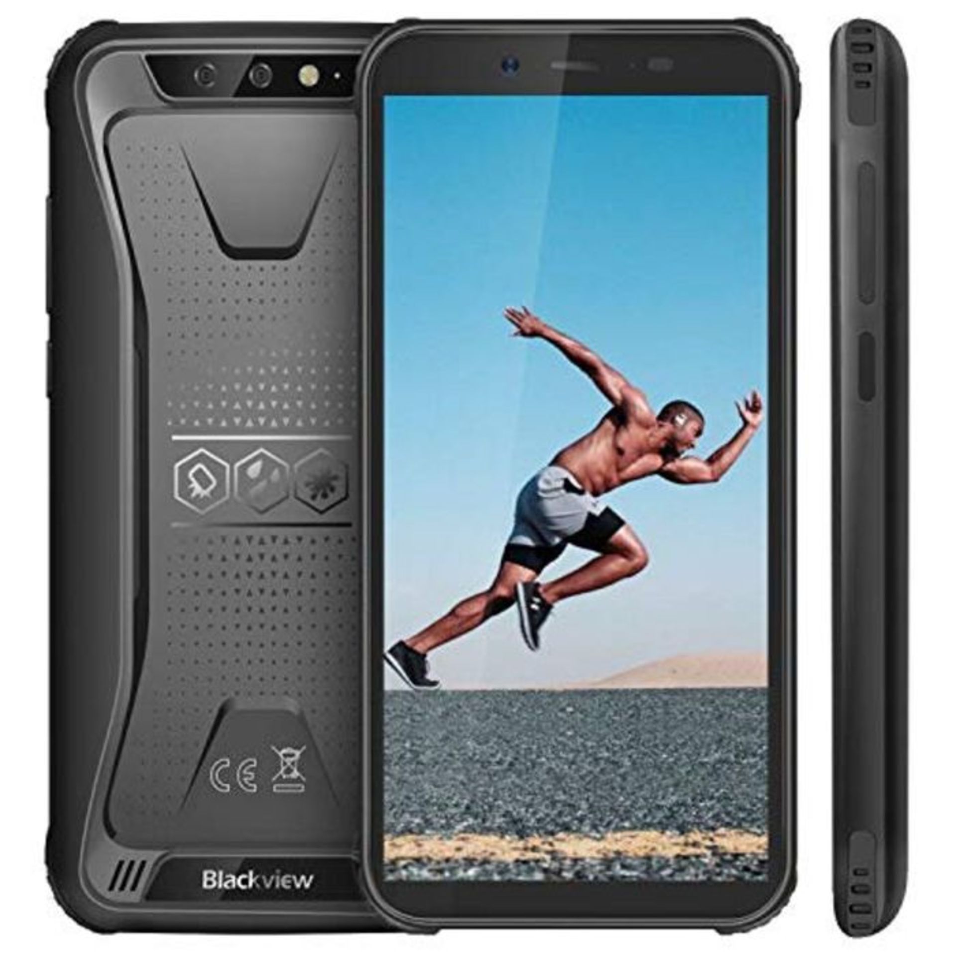 RRP £77.00 Rugged Phone, Blackview BV5500 Rugged Smartphone Unlocked, 5.5inch 18:9 HD Display IP6