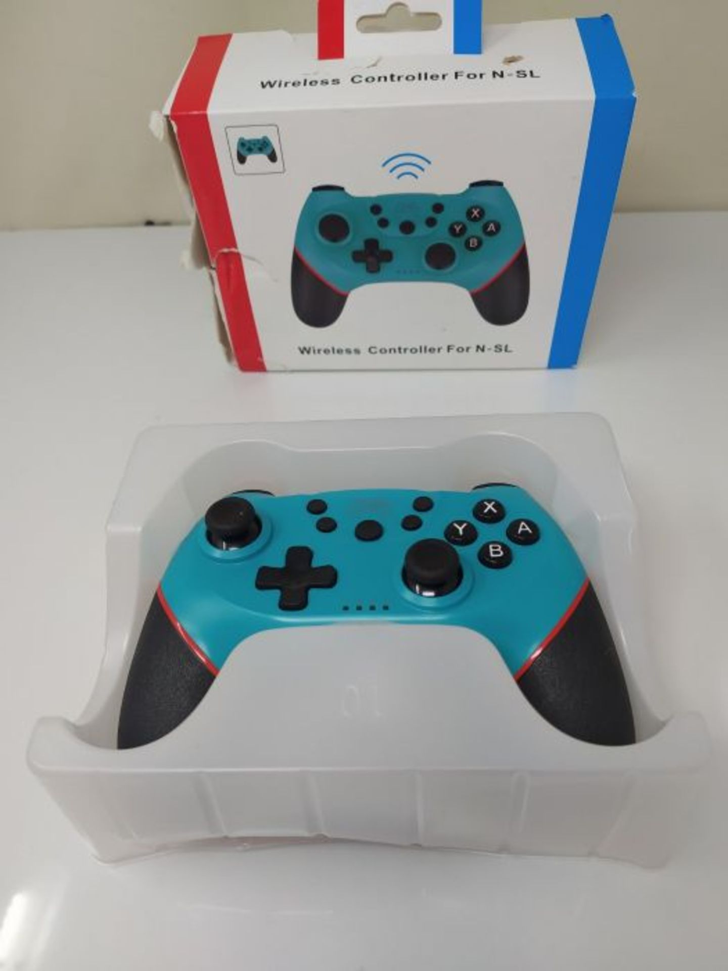 Diswoe Wireless Pro Controller for Nintendo Switch, Bluetooth Switch Pro Controller Sw - Image 2 of 2