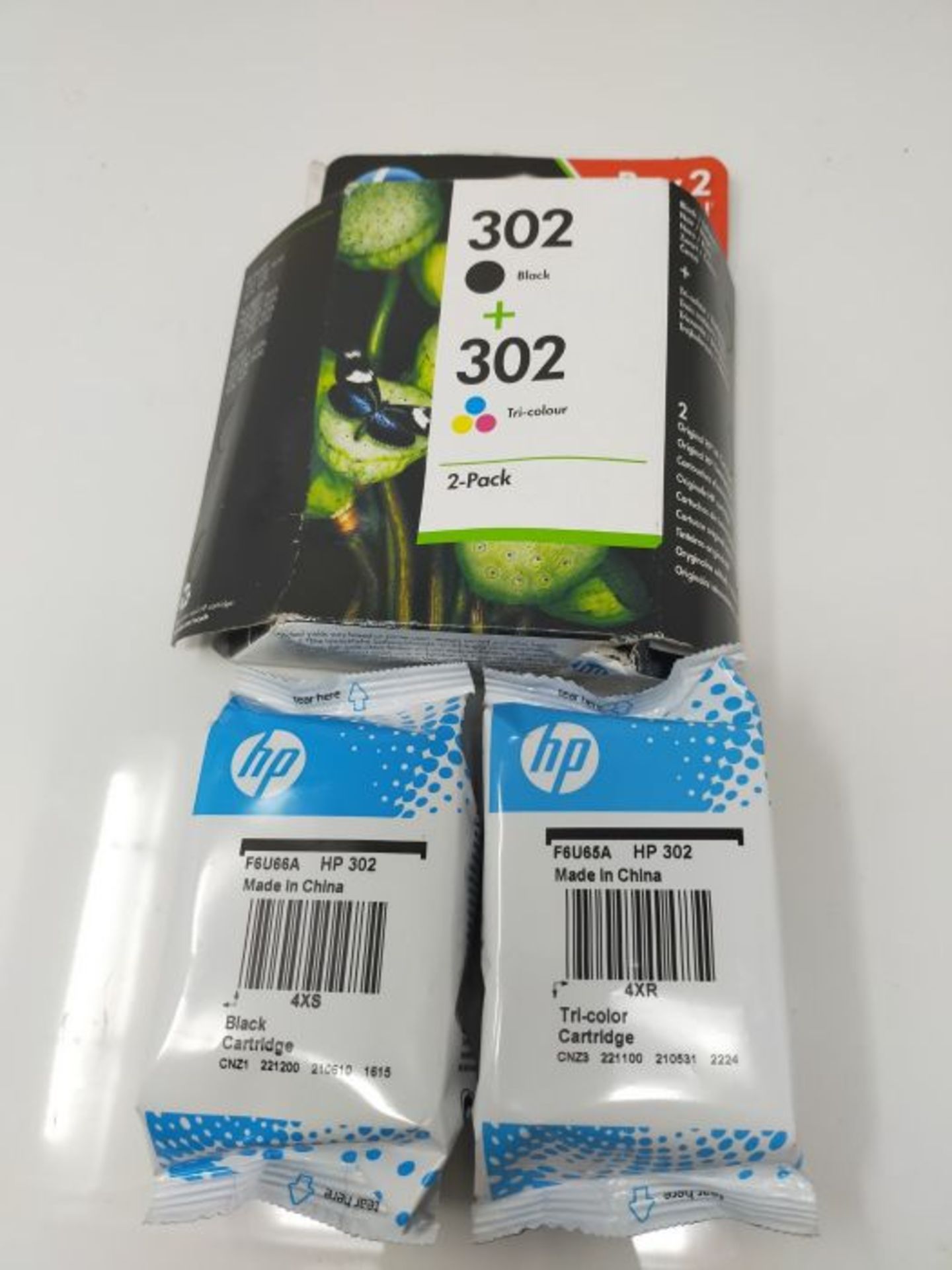 HP X4D37AE 302 Original Ink Cartridges, Black and Tri-colour, Multipack - Image 3 of 3