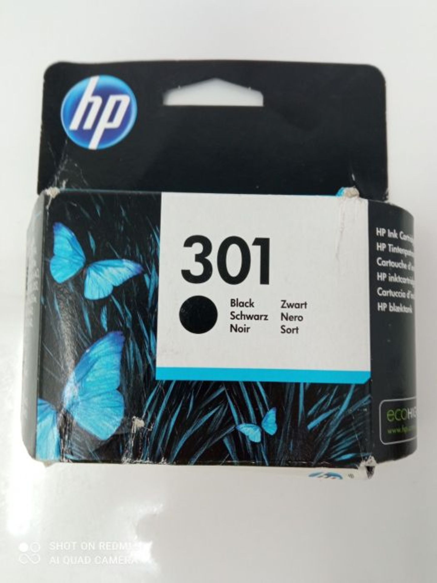 HP CH561EE 301 Original Ink Cartridge, Black, Single Pack - Image 2 of 3