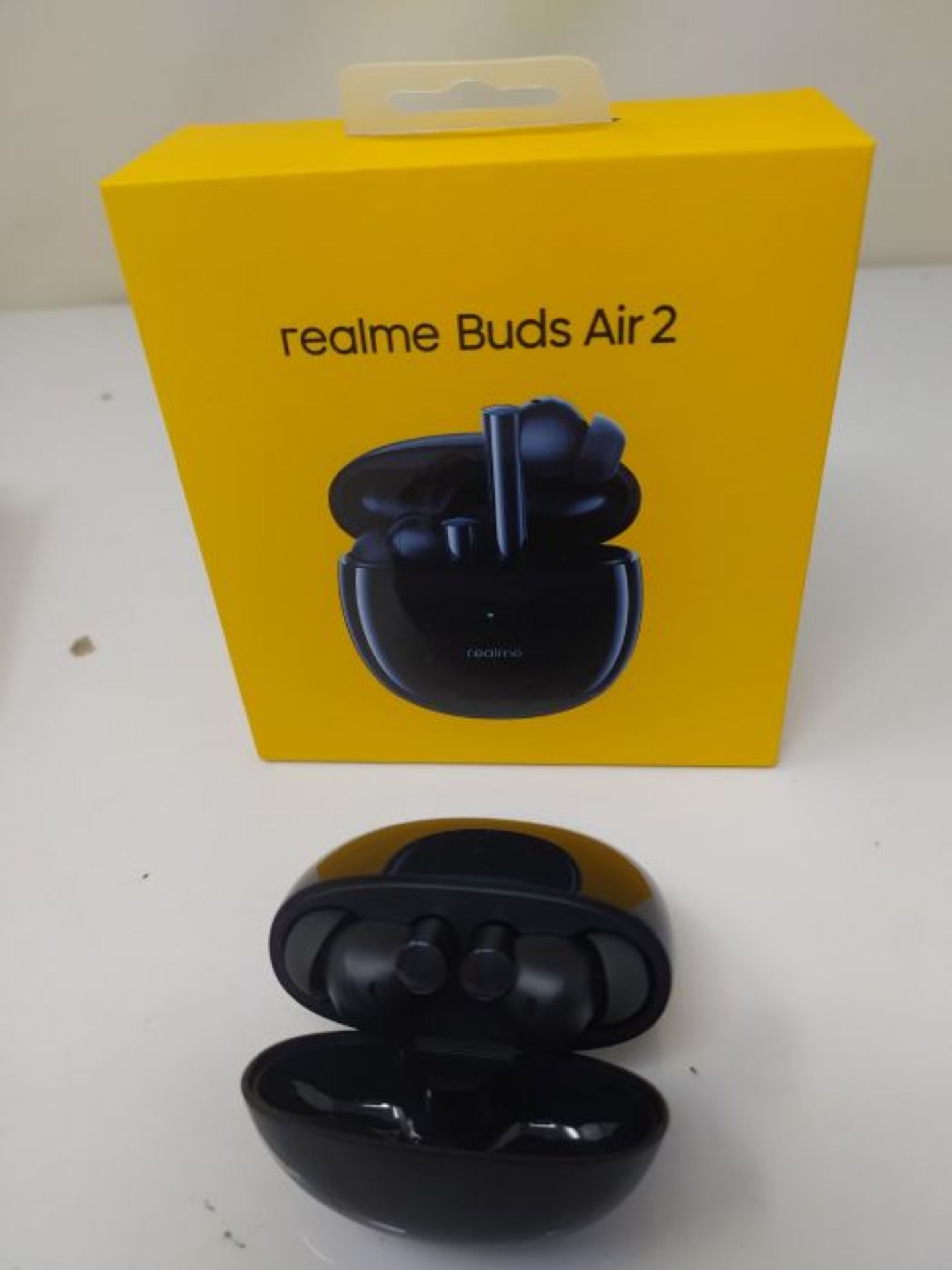 Realme Buds Air 2 Wireless Headphones, Active Noise Cancellation Bluetooth 5.2 TWS Ear - Image 2 of 2
