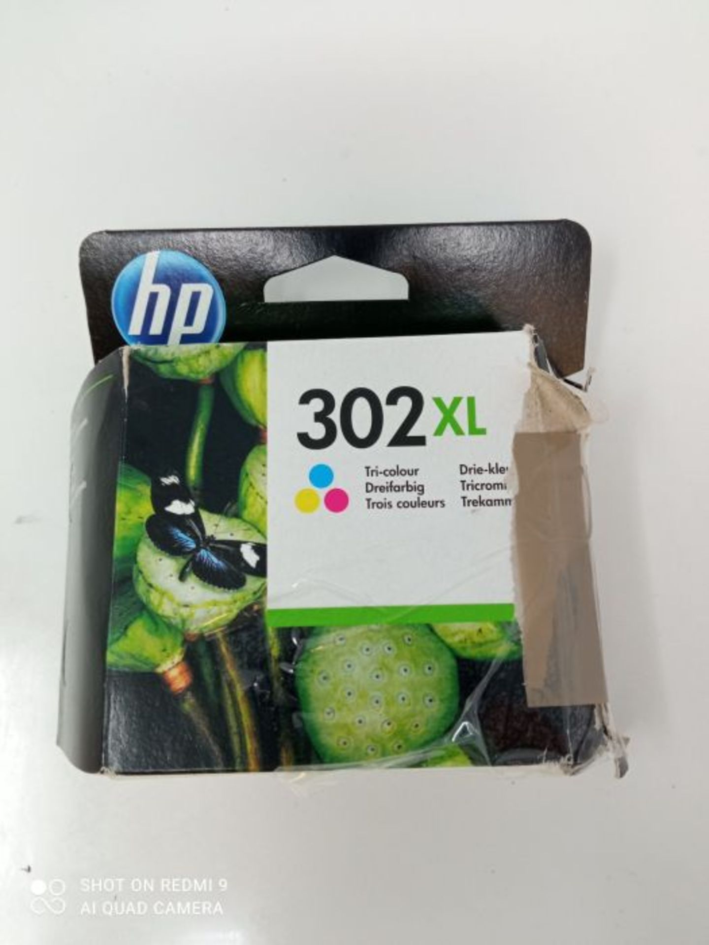 HP F6U67AE 302XL High Yield Original Ink Cartridge, Tri-color, Single Pack - Image 2 of 3