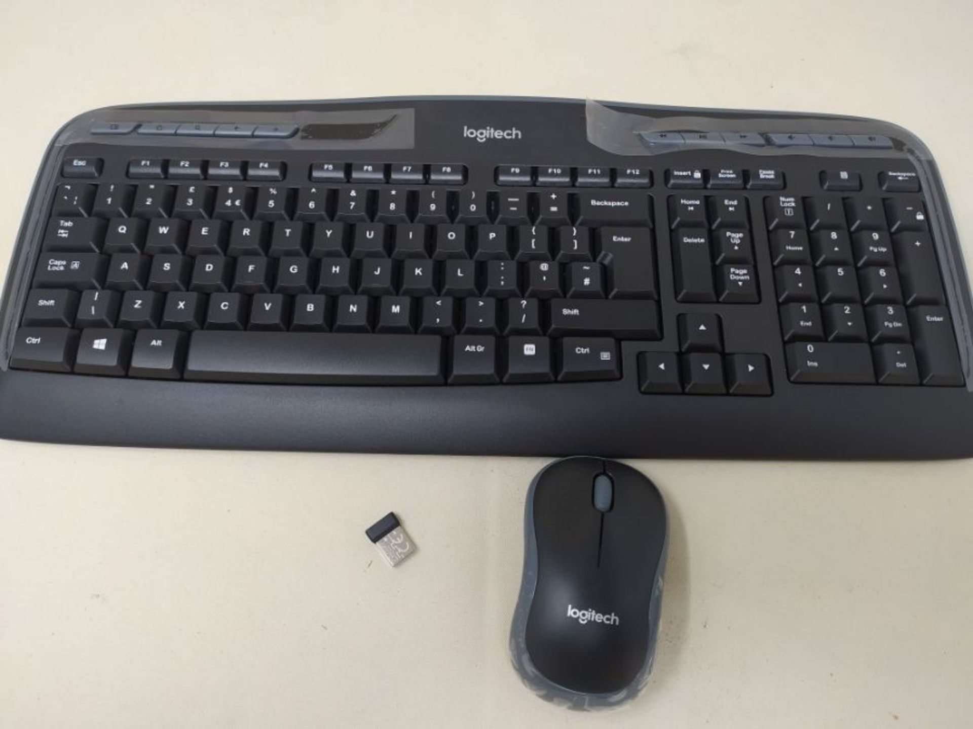 Logitech MK330 Wireless Keyboard and Mouse Combo for Windows, 2.4 GHz Wireless with US - Image 2 of 2