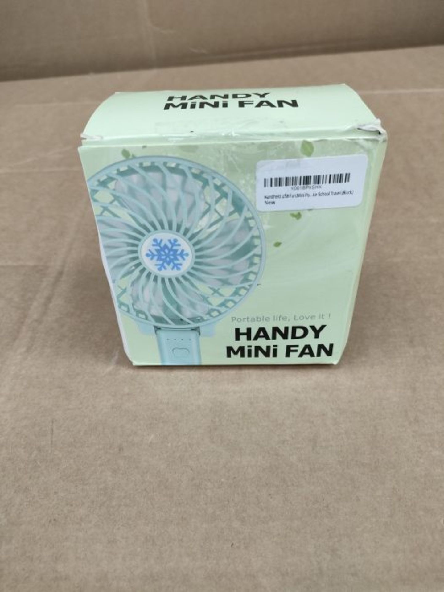 Handheld USB Fan,Mini Portable Personal Outdoor Fan with Rechargeable 2200 mAh,Foldabl - Image 2 of 3