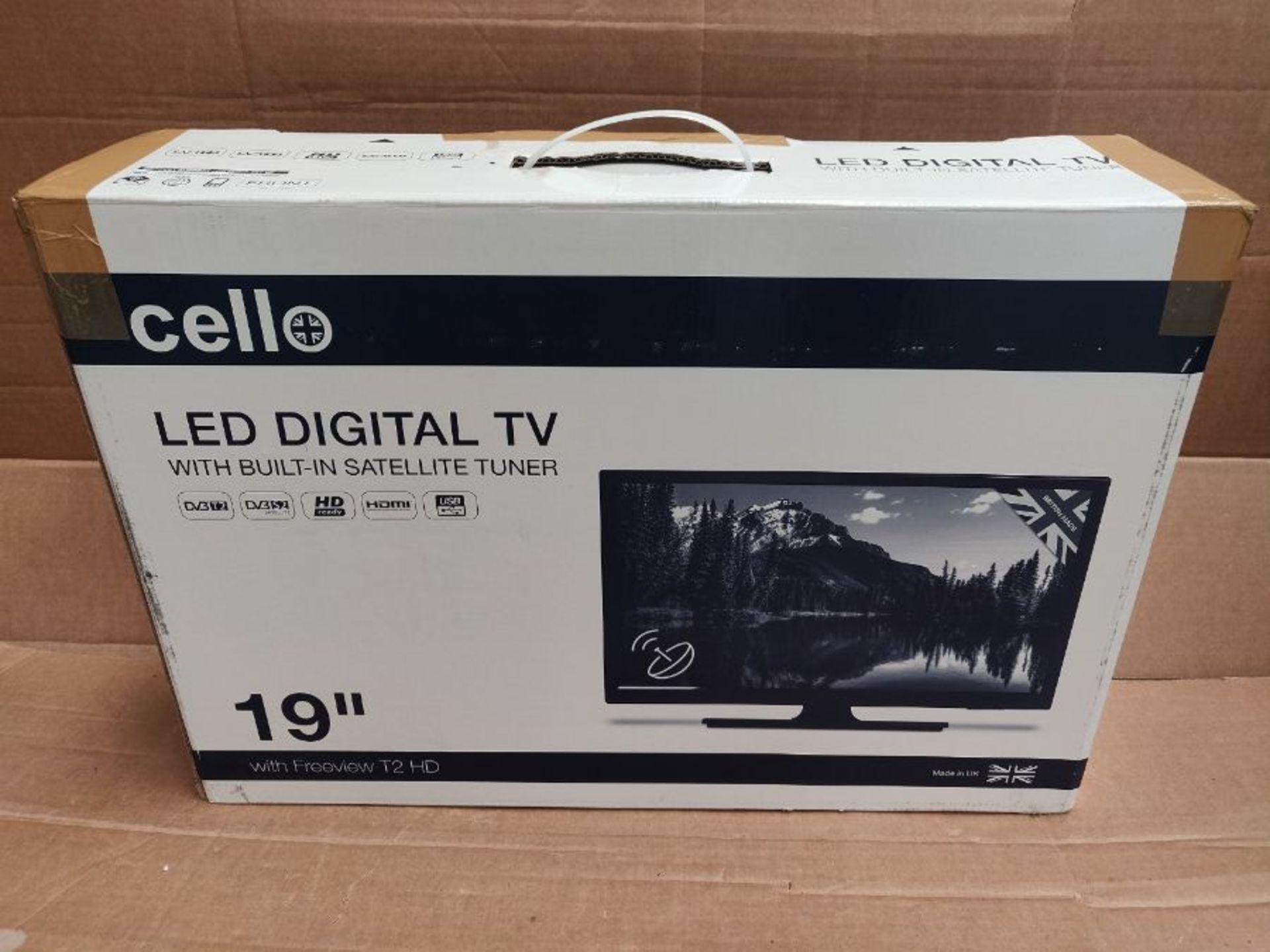 RRP £119.00 Cello ZSO291 193 Digital LED TV with Freeview and Built In Satellite Tuner , Black - Image 3 of 3