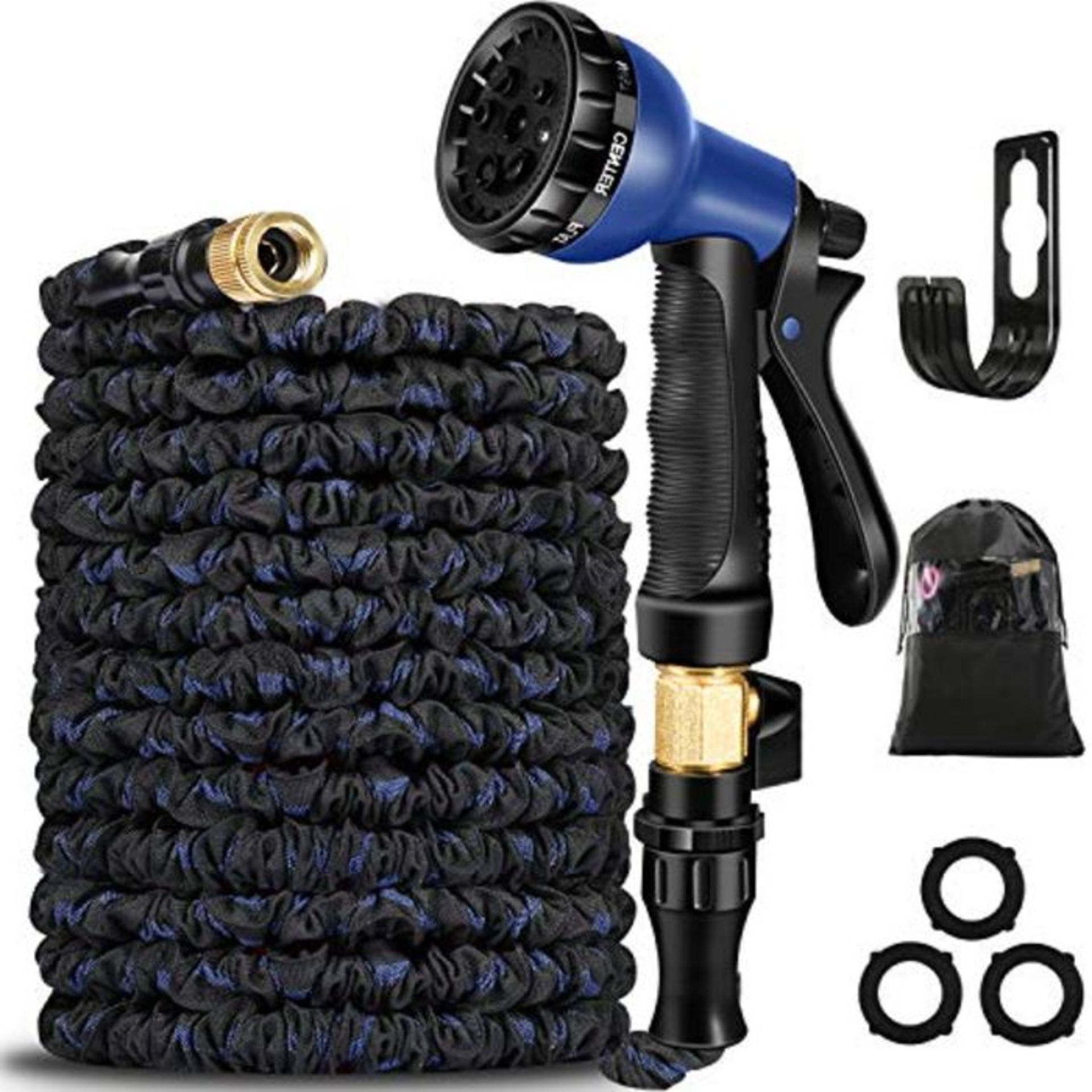 Garden Hose Pipe 100FT, Expanding Flexible Magic Lightweight Watering Hose Pipe with 8
