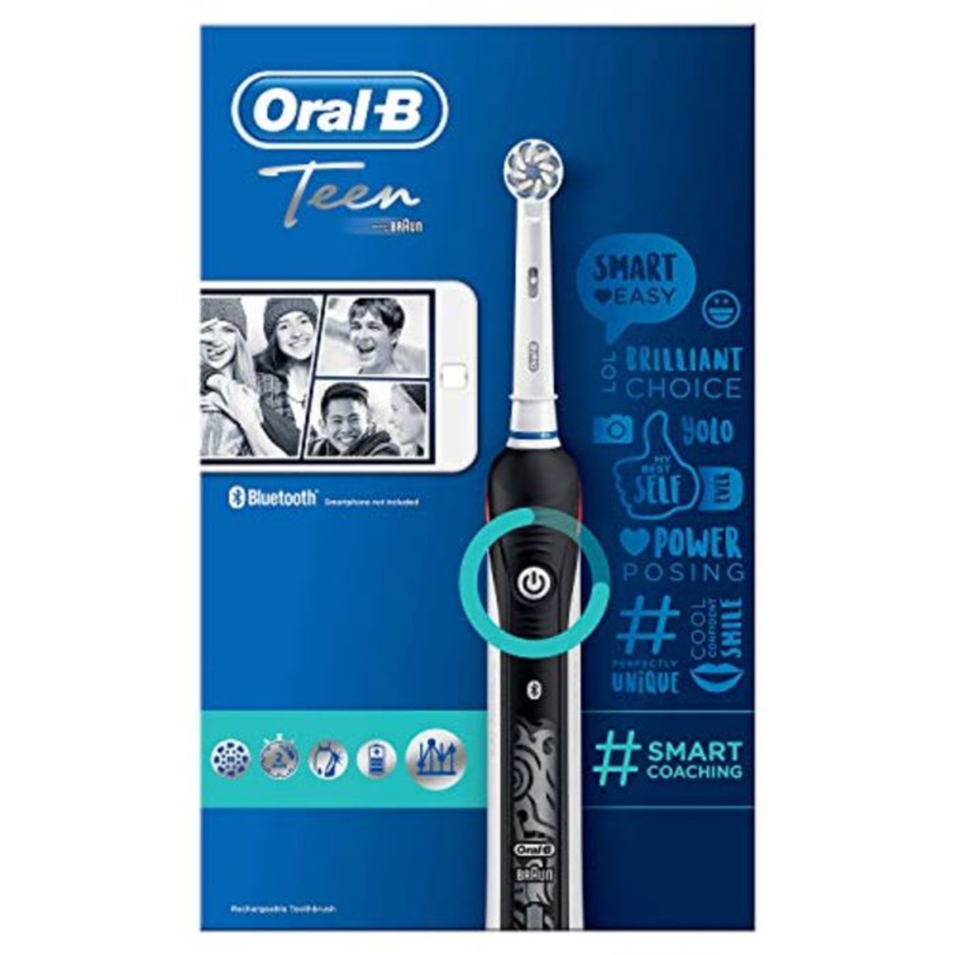 Oral-B TEEN Electric Toothbrush, Powered By Braun
