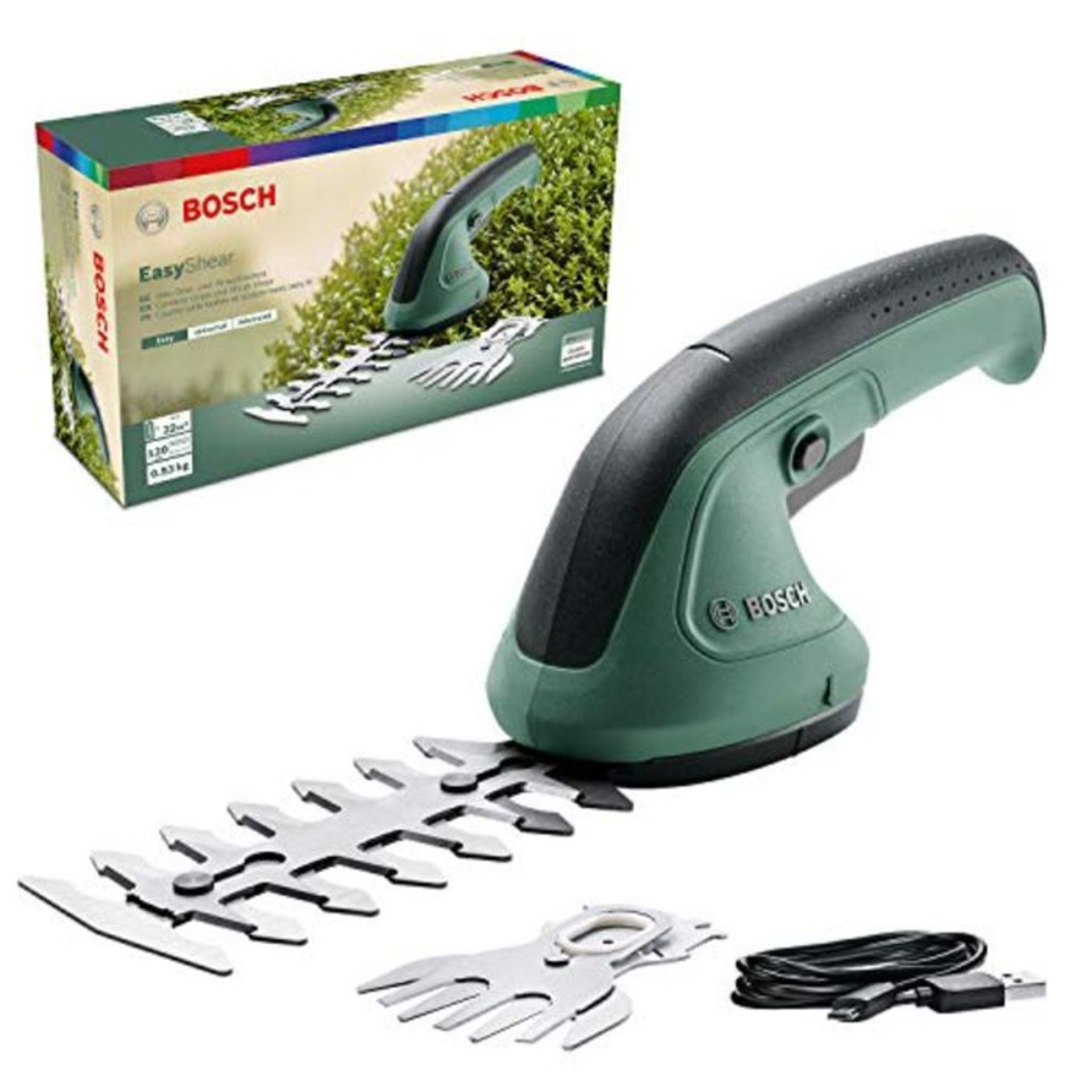 Bosch Garden Shears EasyShear (integrated 3.6V Battery, Battery runtime: 40 min, blade