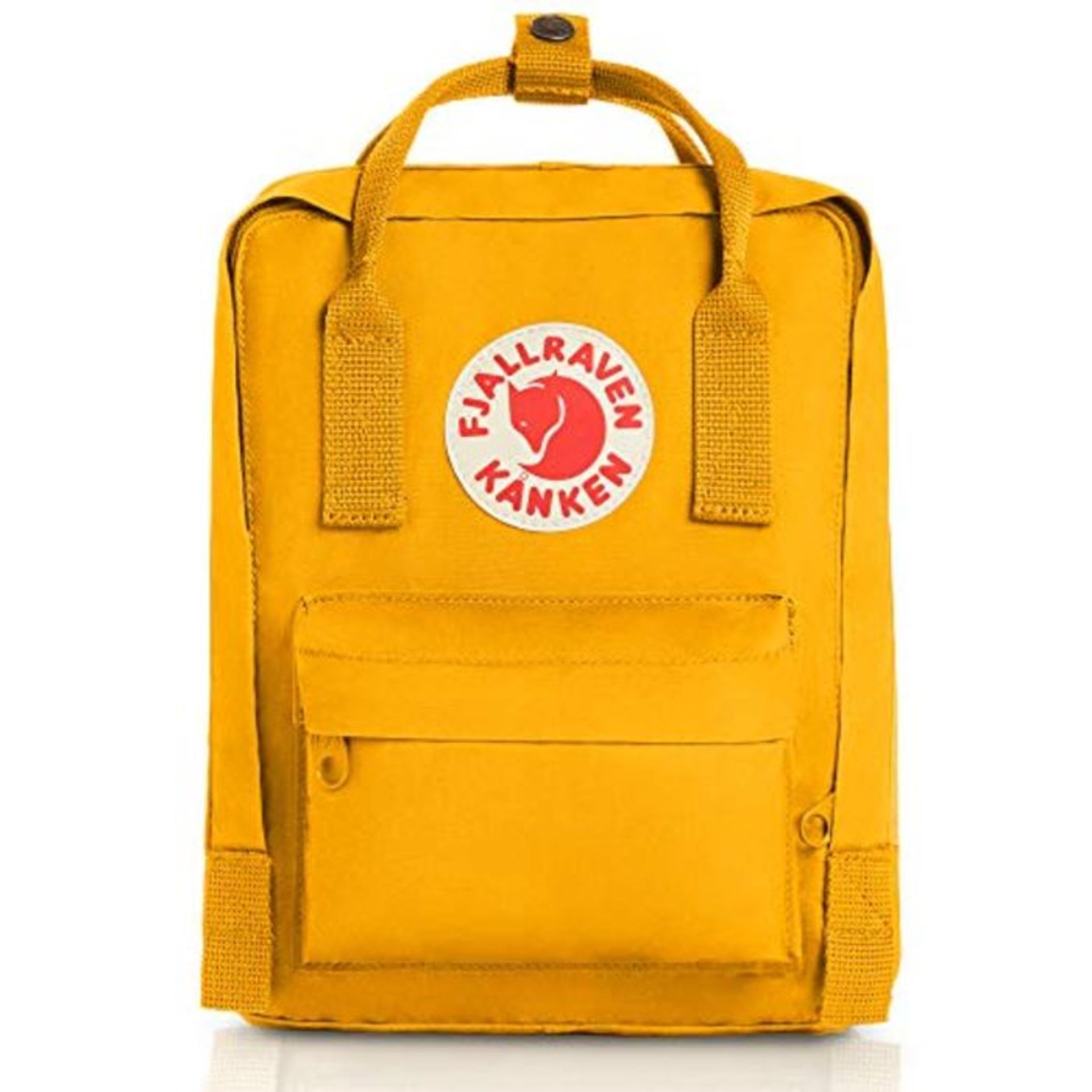 RRP £59.00 Fjallraven Kids Kanken Mini Backpack, Yellow (Warm Yellow), One Size