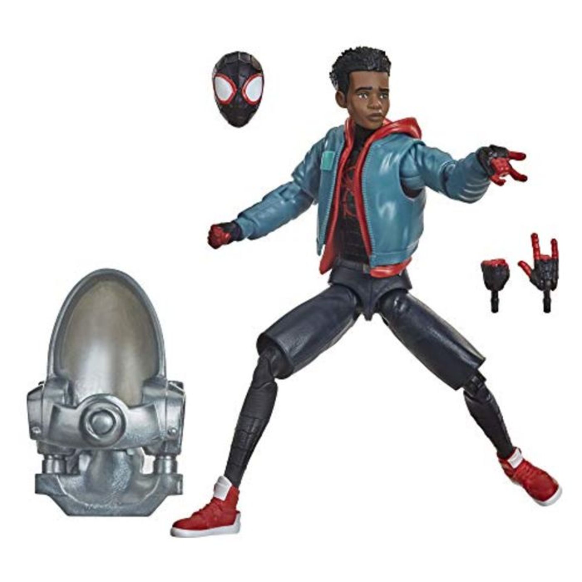 RRP £57.00 Hasbro Marvel Legends Series Spider-Man: Into the Spider-Verse Miles Morales 6-inch Co