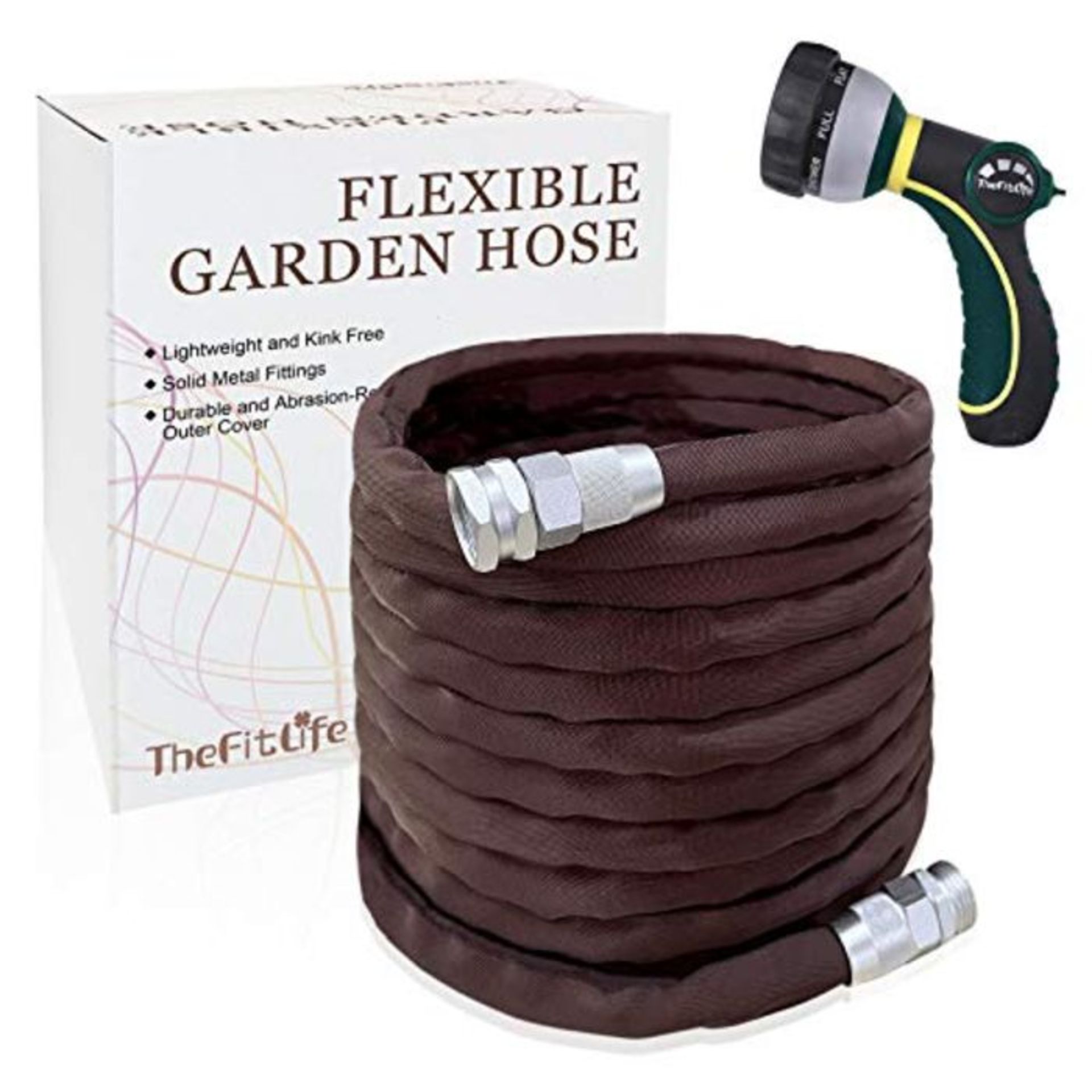 [INCOMPLETE] TheFitLife Durable and Flexible Garden Hose - Reinforced 50 FT Water Hose