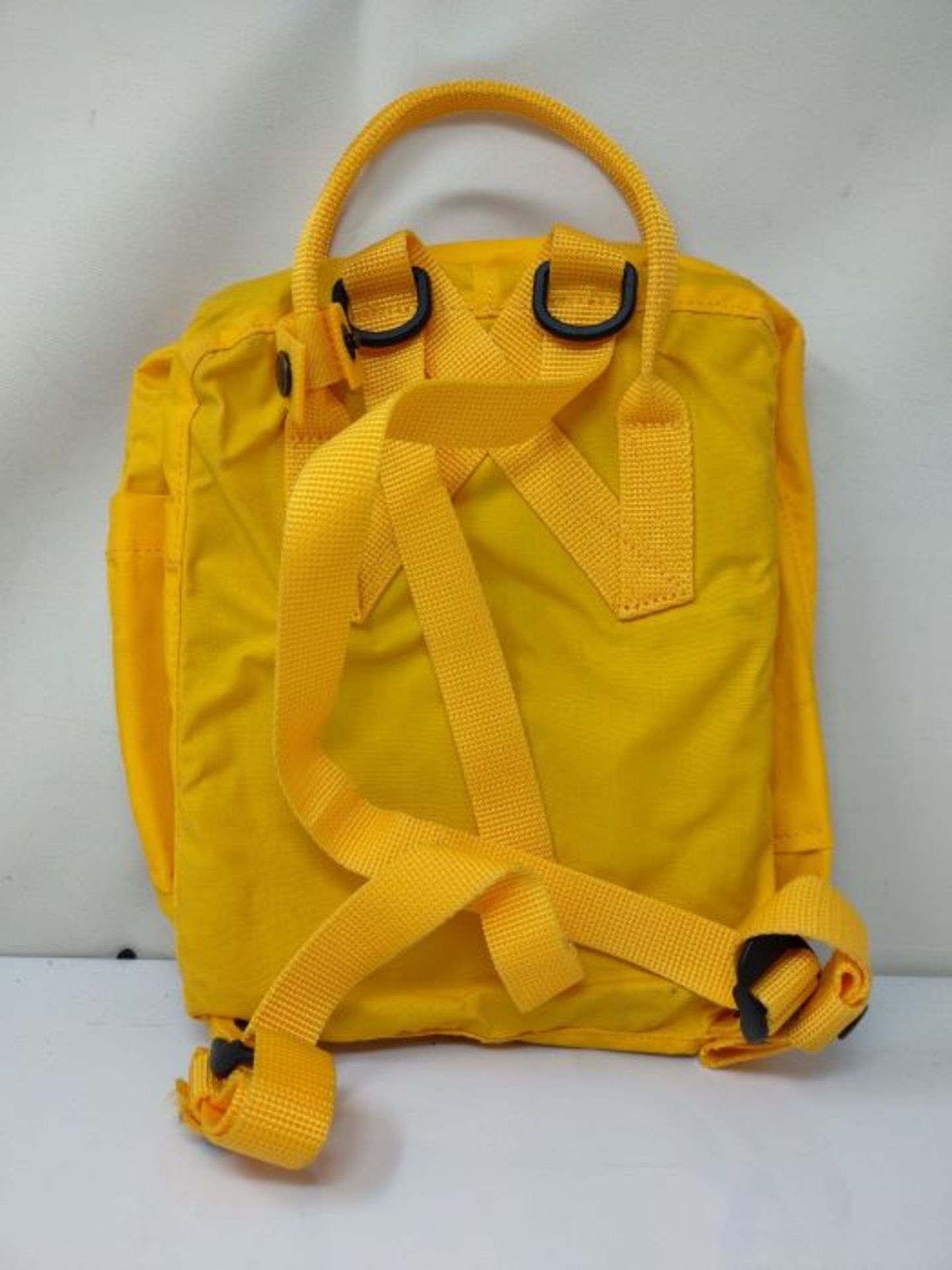 RRP £59.00 Fjallraven Kids Kanken Mini Backpack, Yellow (Warm Yellow), One Size - Image 3 of 3