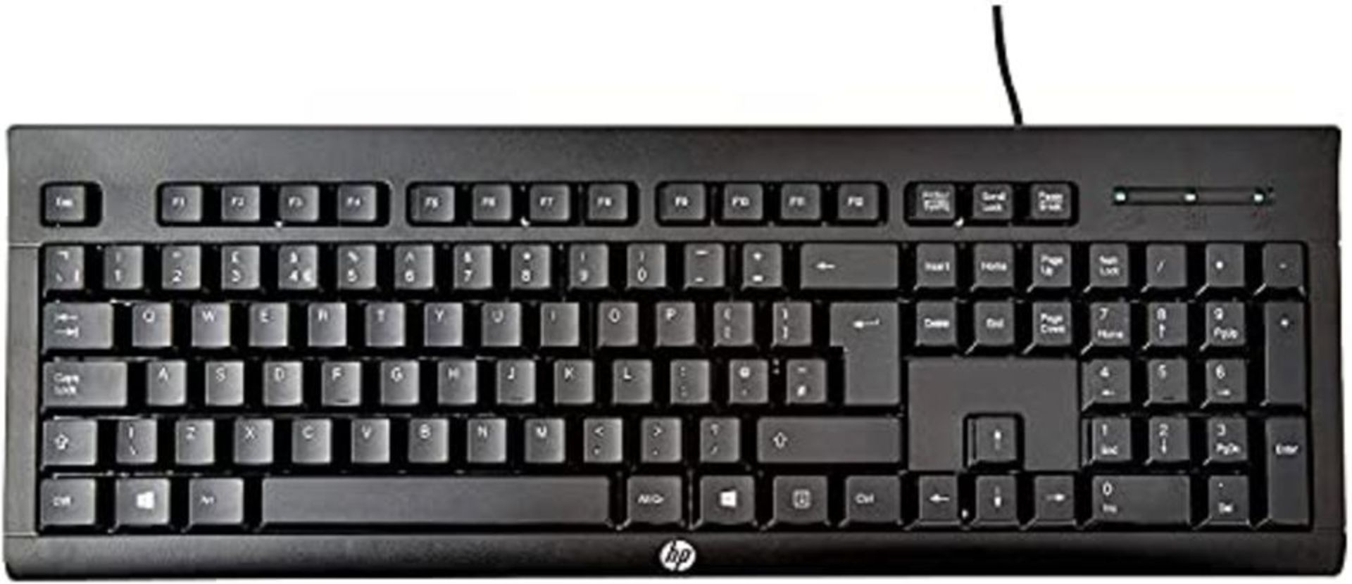 HP K1500 Black Wired USB Keyboard (UK Layout)