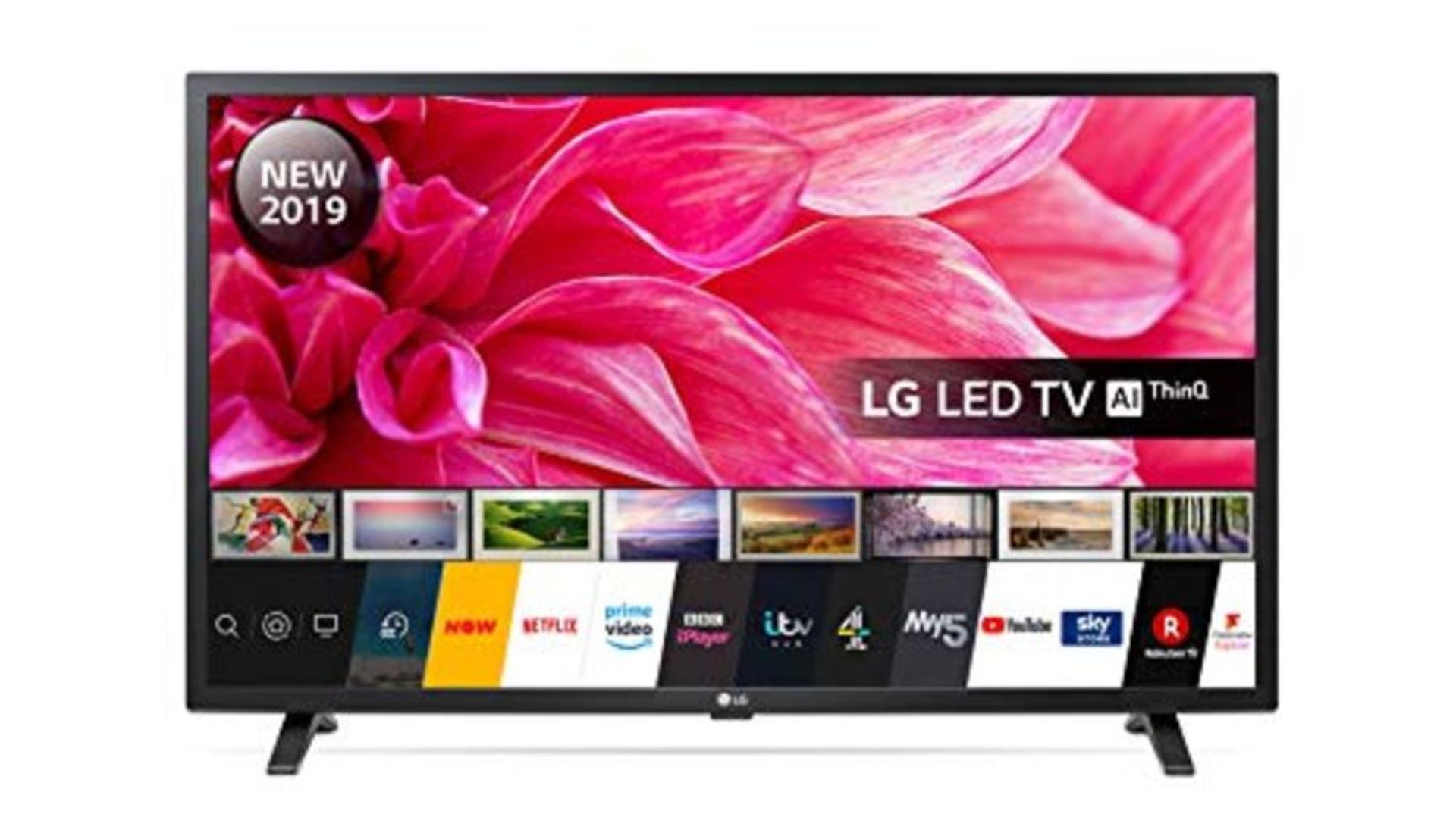 RRP £187.00 [BROKEN SCREEN] LG Electronics 32LM630BPLA.AEK 32-Inch HD Ready Smart LED TV with Free