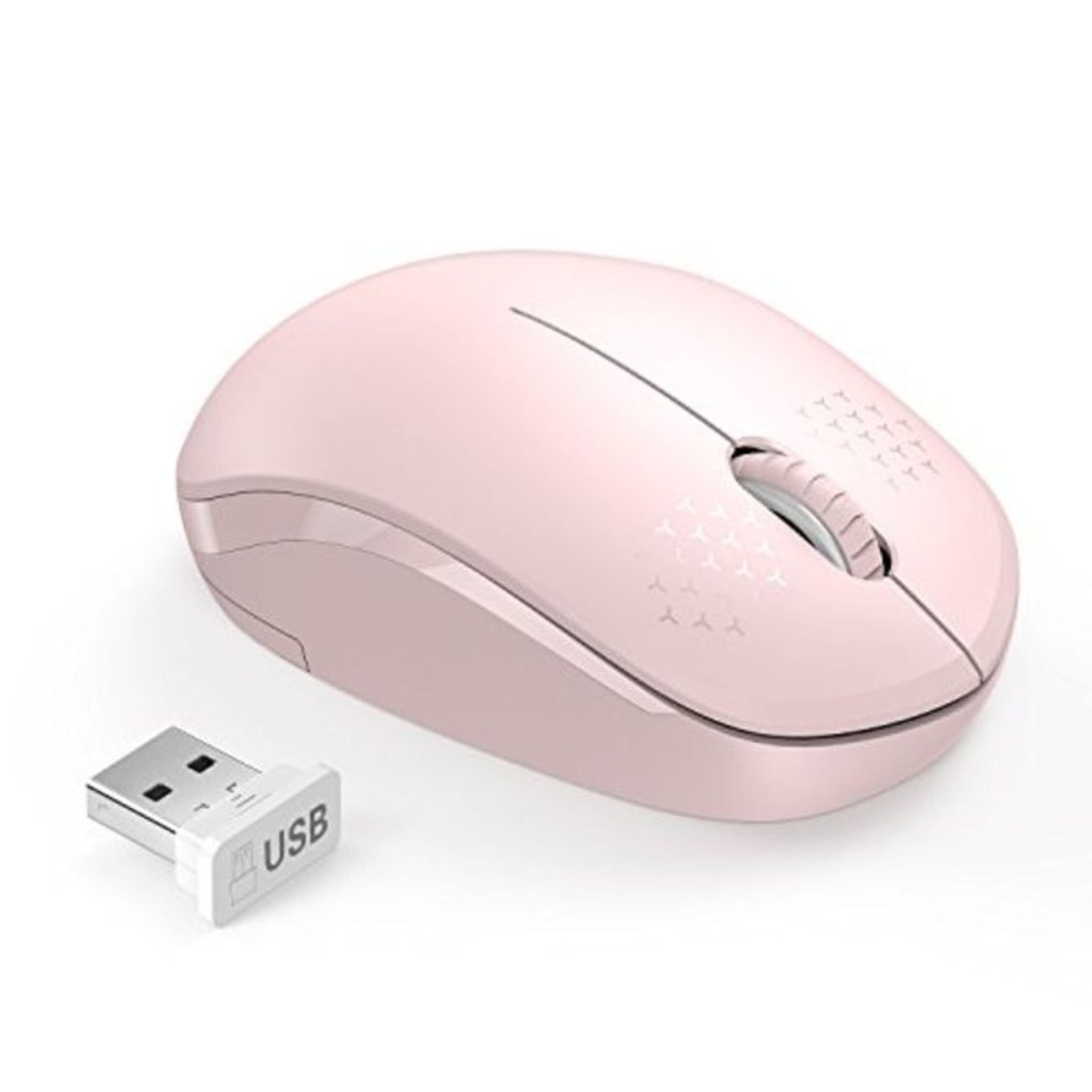 Seenda Wireless Mouse, Noiseless 2.4G Cordless Mouse Portable Computer Mice with USB N