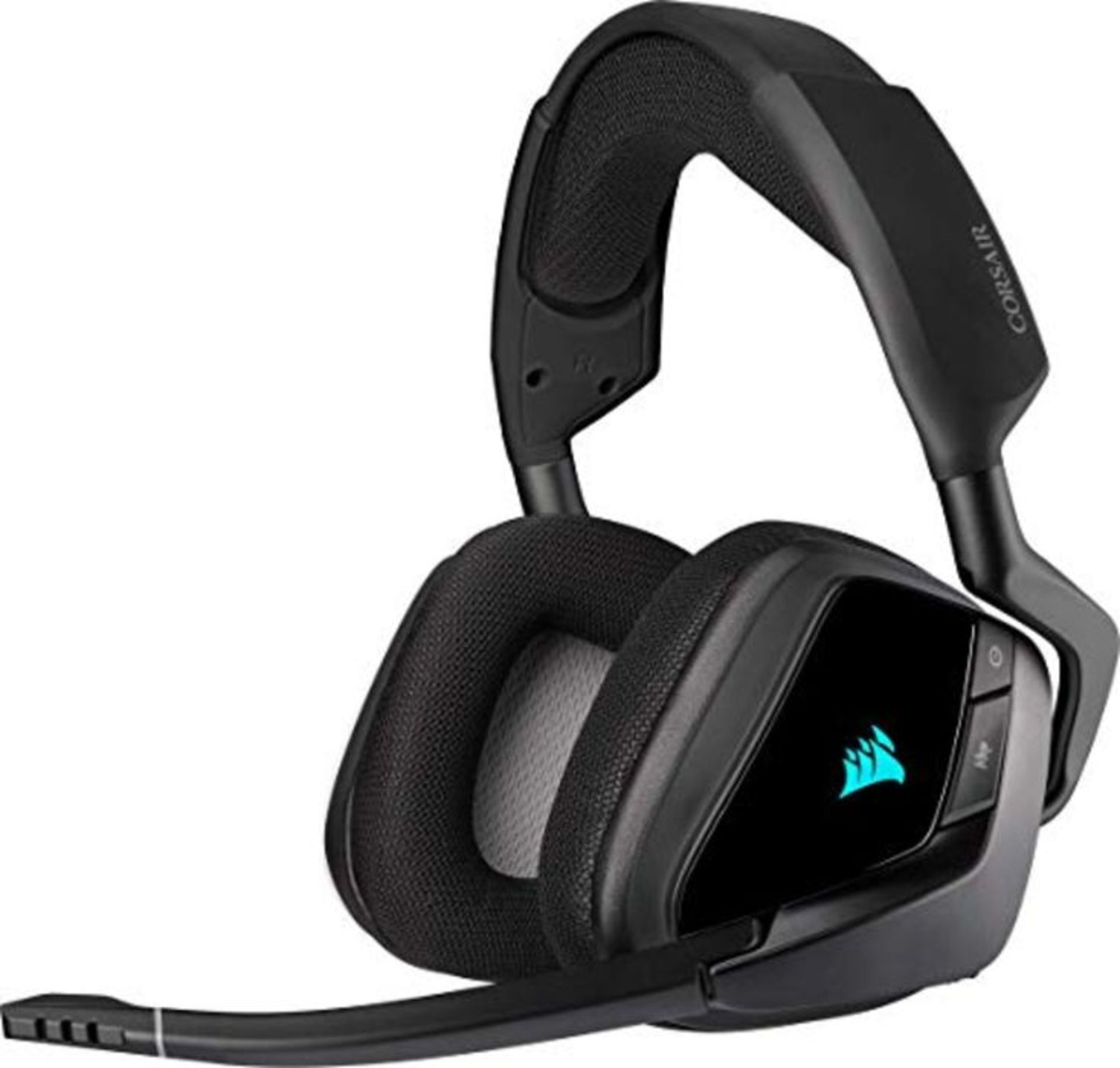 RRP £98.00 Corsair VOID ELITE RGB Wireless Gaming Headset (7.1 Surround Sound, Low Latency 2.4 GH