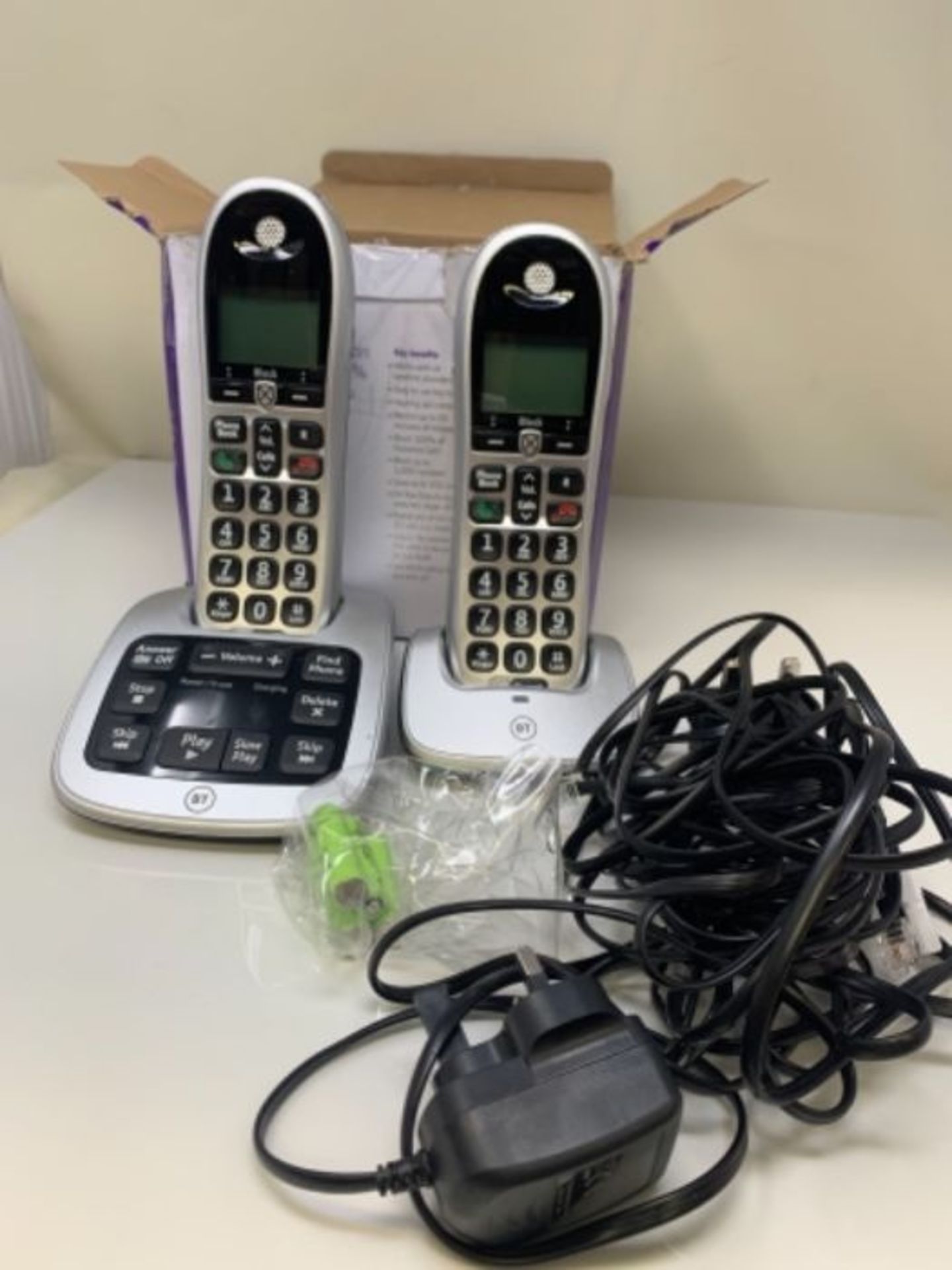 RRP £59.00 BT 4600 Big Button Advanced Call Blocker Home Phone with Answer Machine (Twin Handset - Image 3 of 3