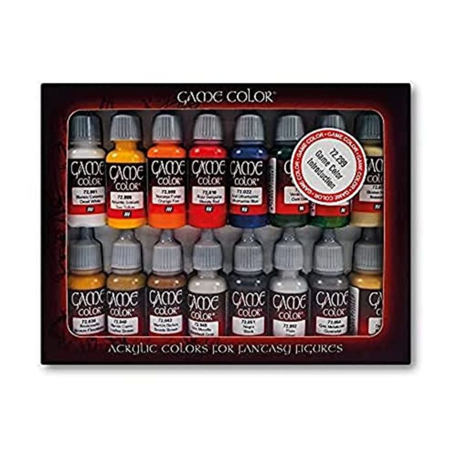 Acylicos Vallejo - 72299 - Acrylic 16 Colors for Fantasy Figures