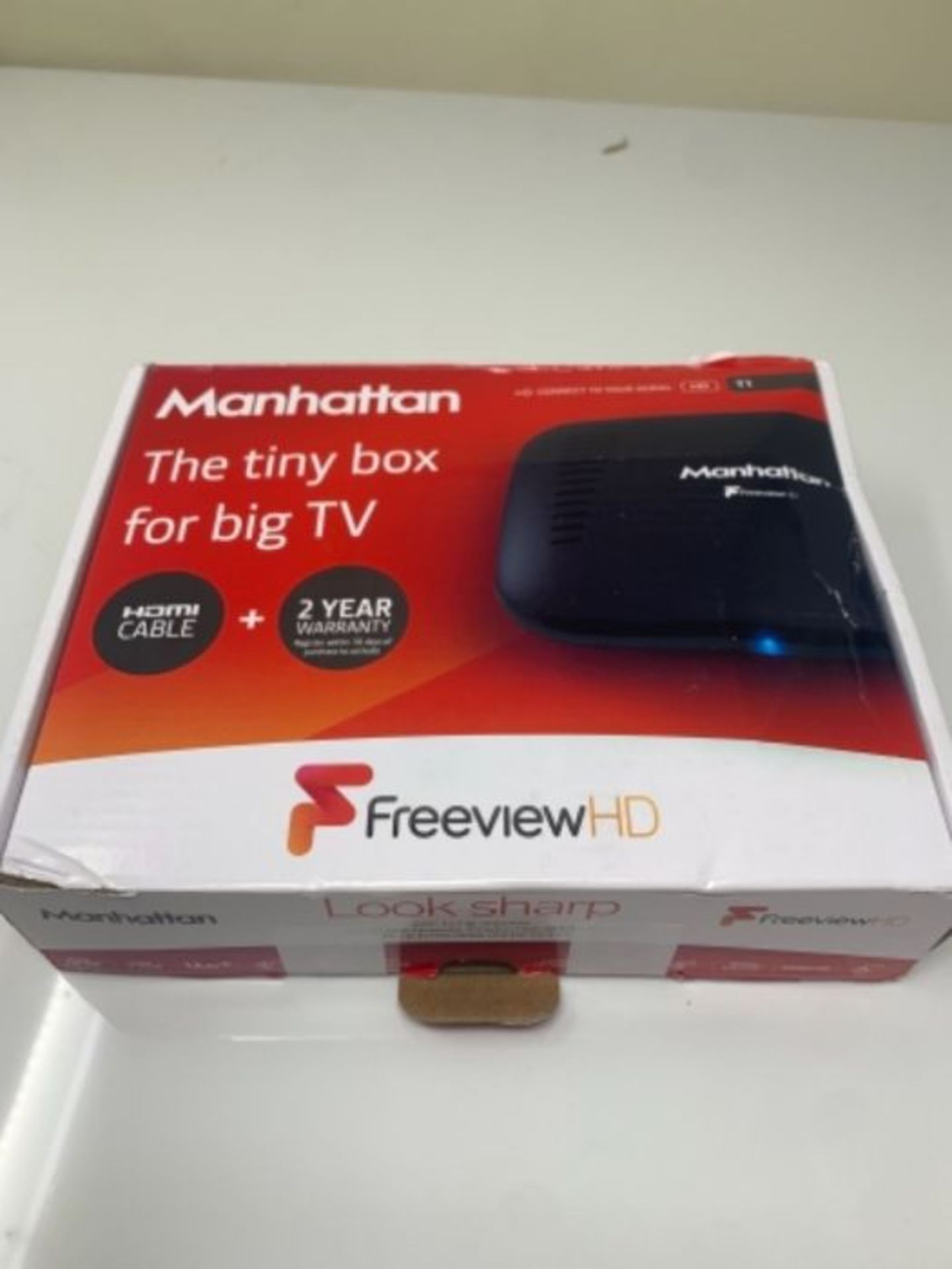 Manhattan T1 Freeview HD Box, Black - Image 2 of 3