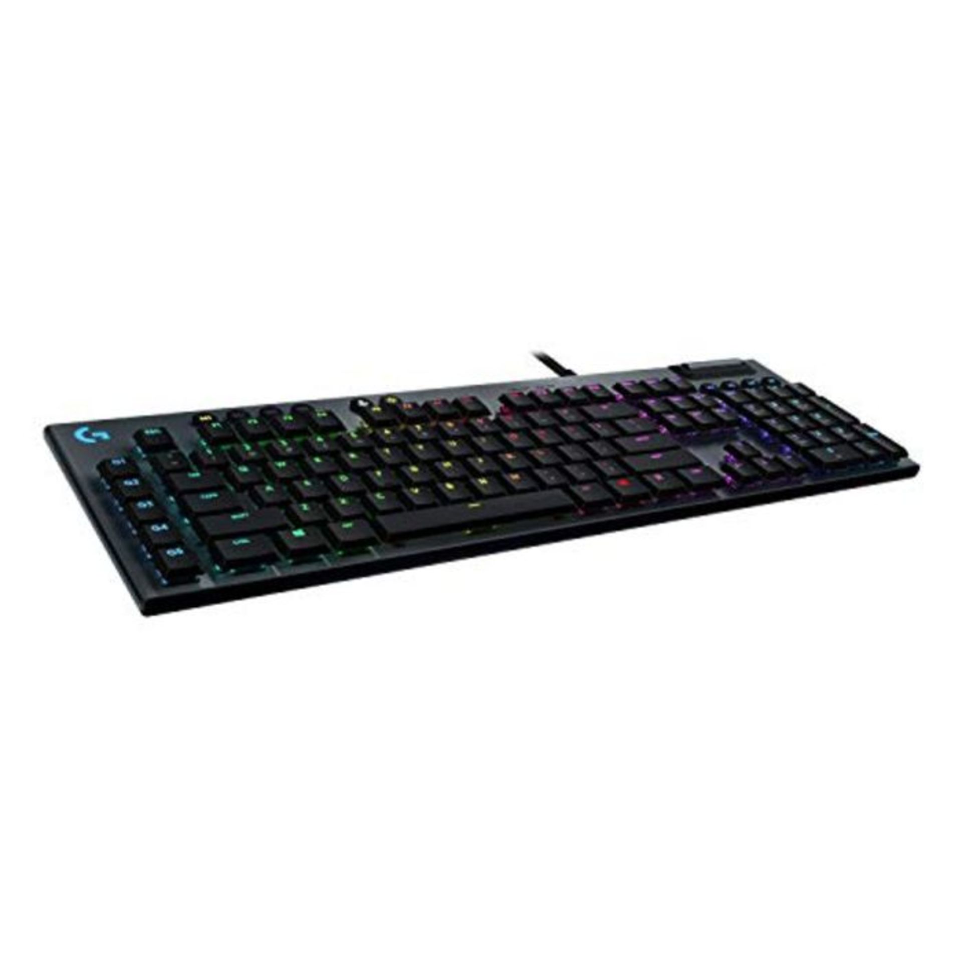 RRP £117.00 Logitech G815 LIGHTSYNC RGB Wired Mechanical Gaming Keyboard with low profile GL-Tacti