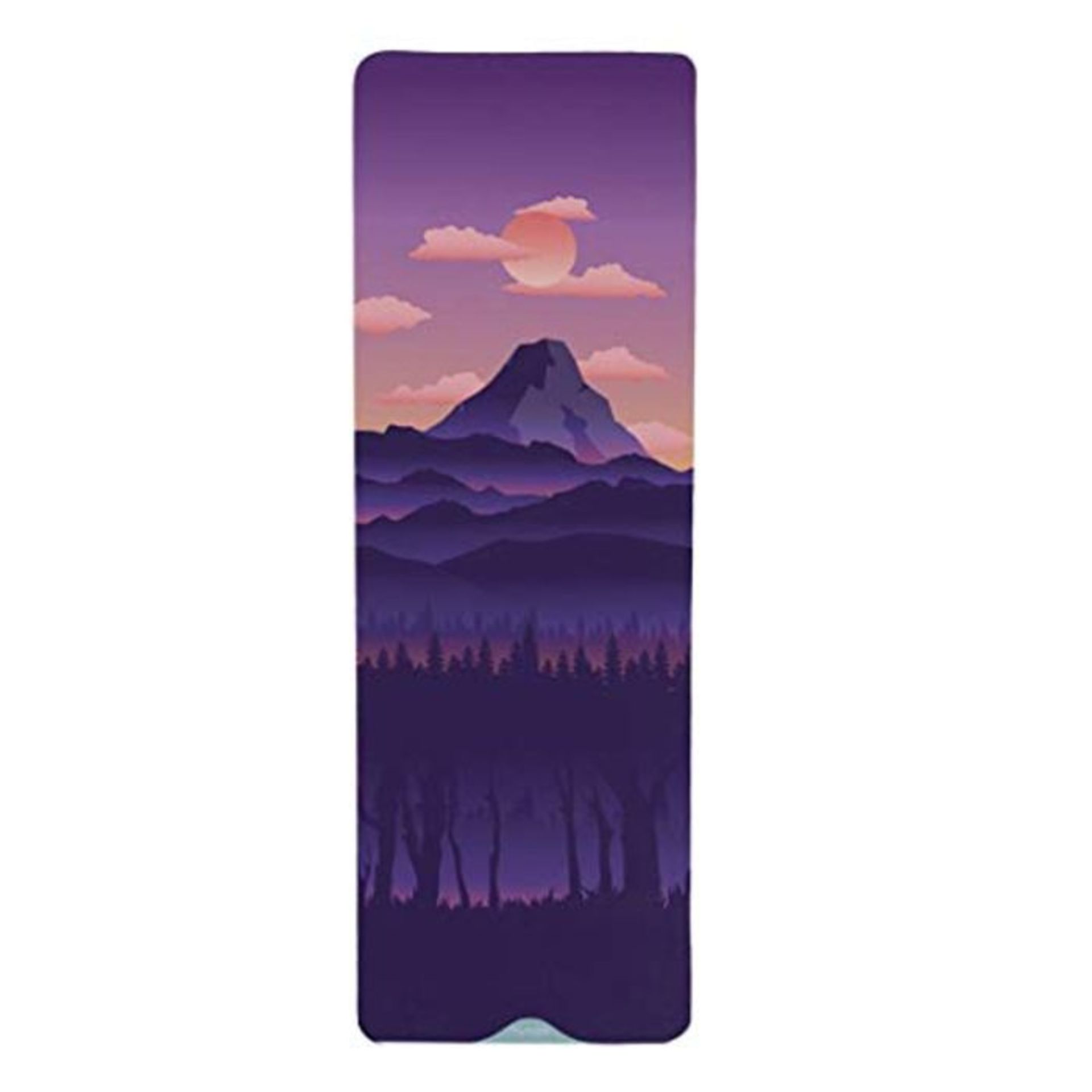 Myga Woodland Pro Printed Yoga Mat - 6mm Foam Padded Thick Yoga Mat - Exercise Mat for