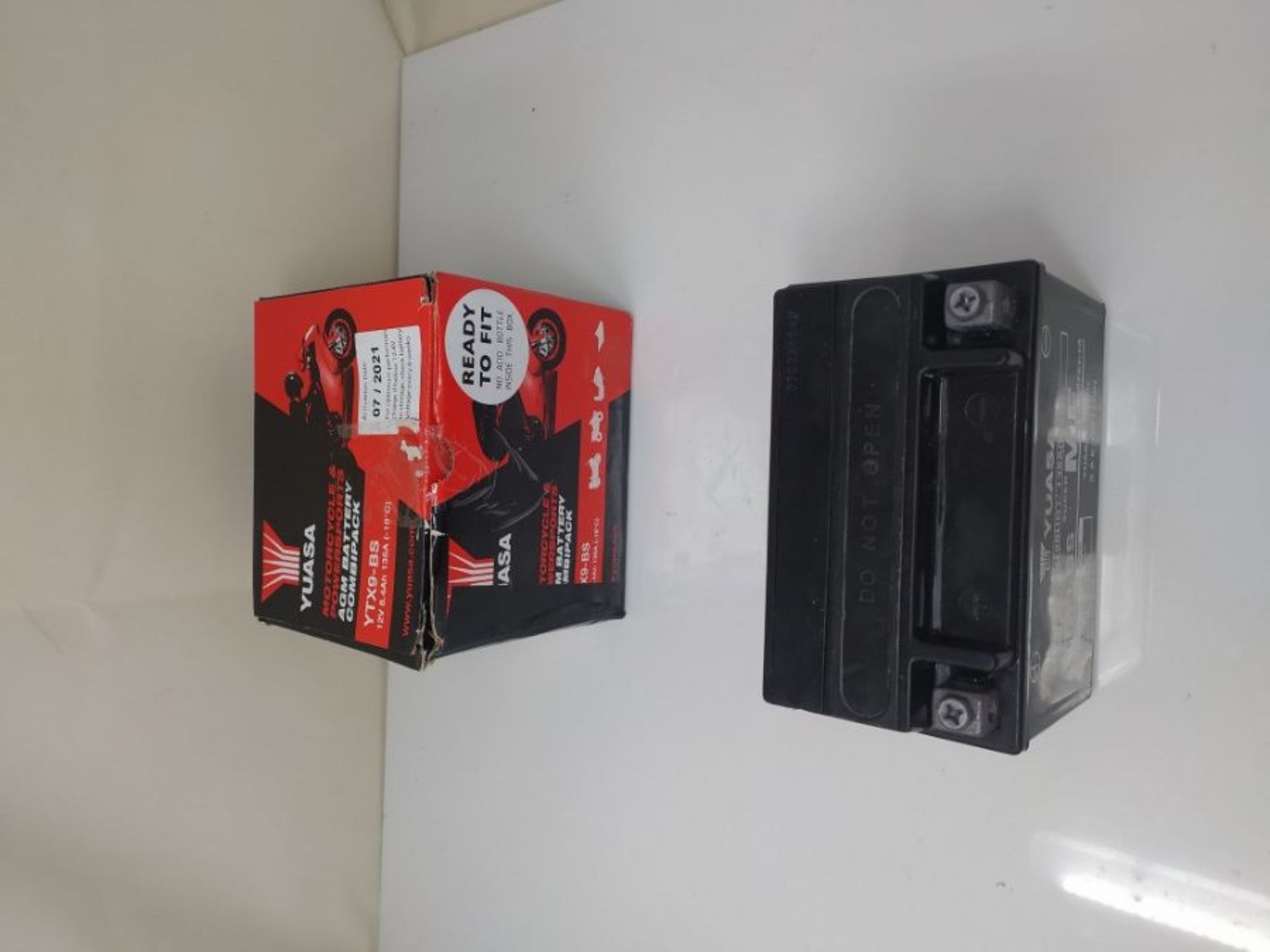 Yuasa YTX9-BS(WC) Maintece Free Battery - Image 2 of 2