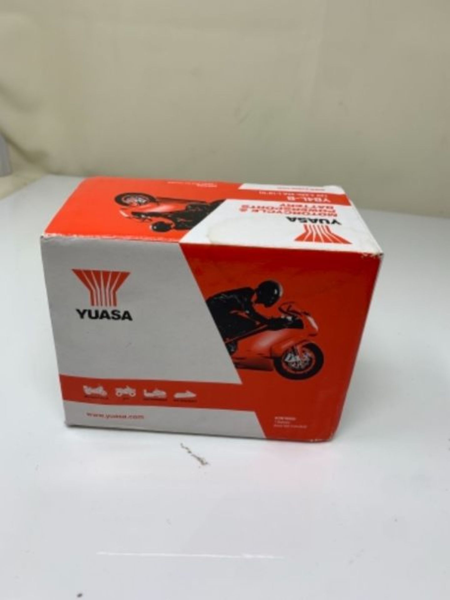 Yuasa YB4L-B Batteria per Motocicletta, 120x70x92 mm, 12V- 4Ah, 1.3 kg- acido non incl - Image 2 of 3