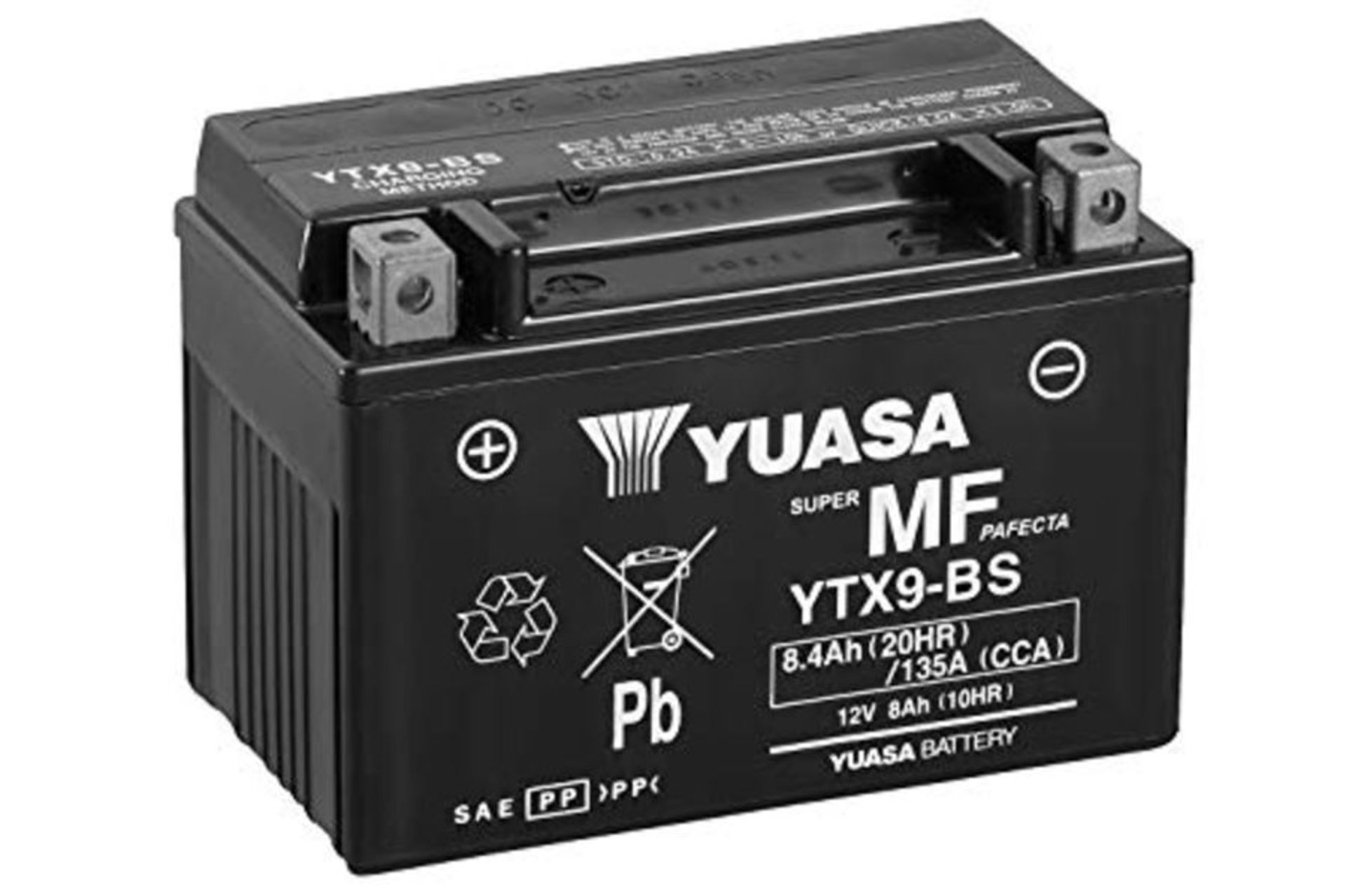 Yuasa YTX9-BS(WC) Maintece Free Battery
