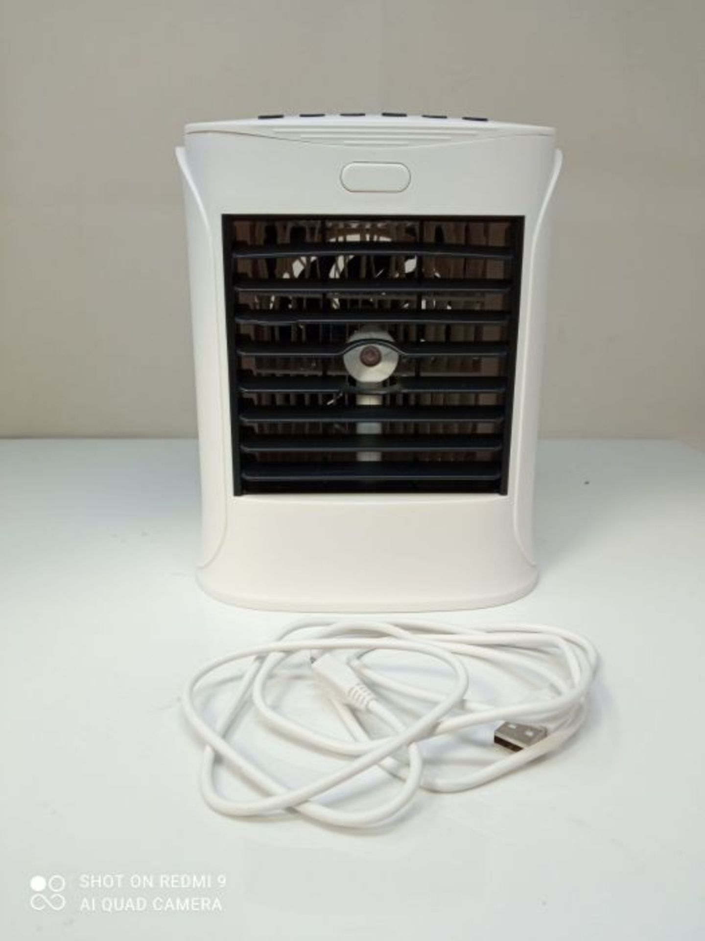 Portable Air Conditioner Fan, 3 in 1 Personal Desktop Cooling Fan Mini Mute Air Purifi - Image 2 of 2