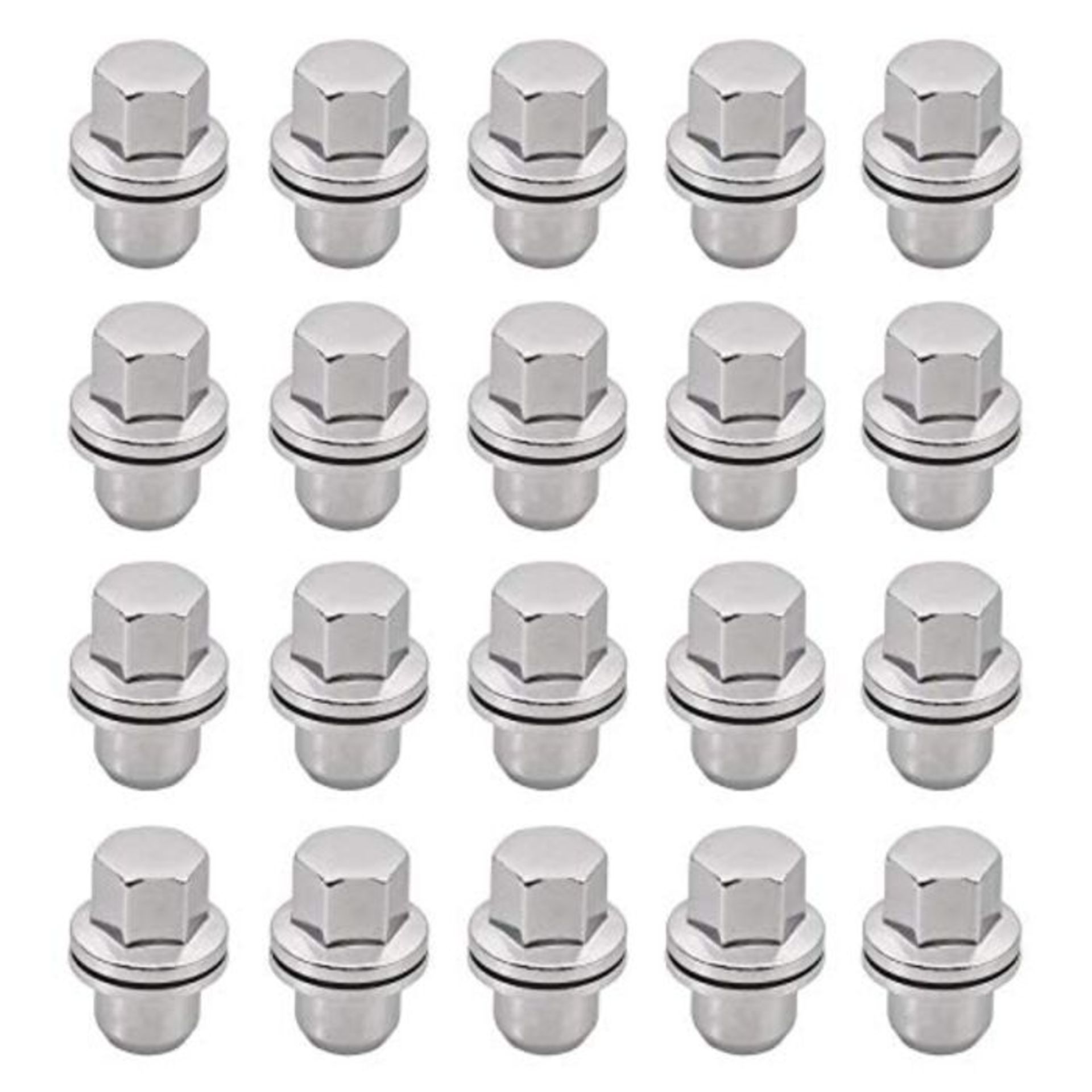 eSynic 20PCS Alloy Wheel Nuts Steel Alloy Wheel Lug Nuts Wheel Nut Set RRD500510