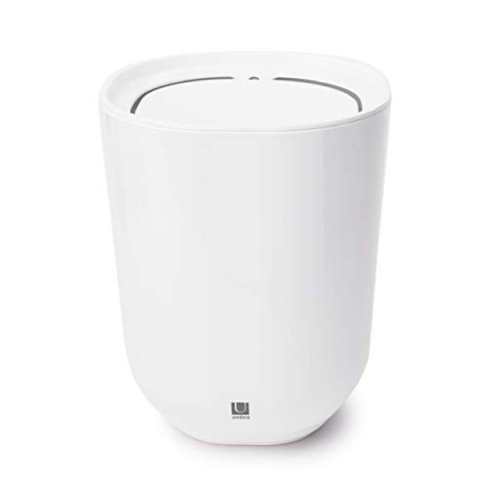 [CRACKED] Umbra 023840-660 Step Waste Bin with Lid, White