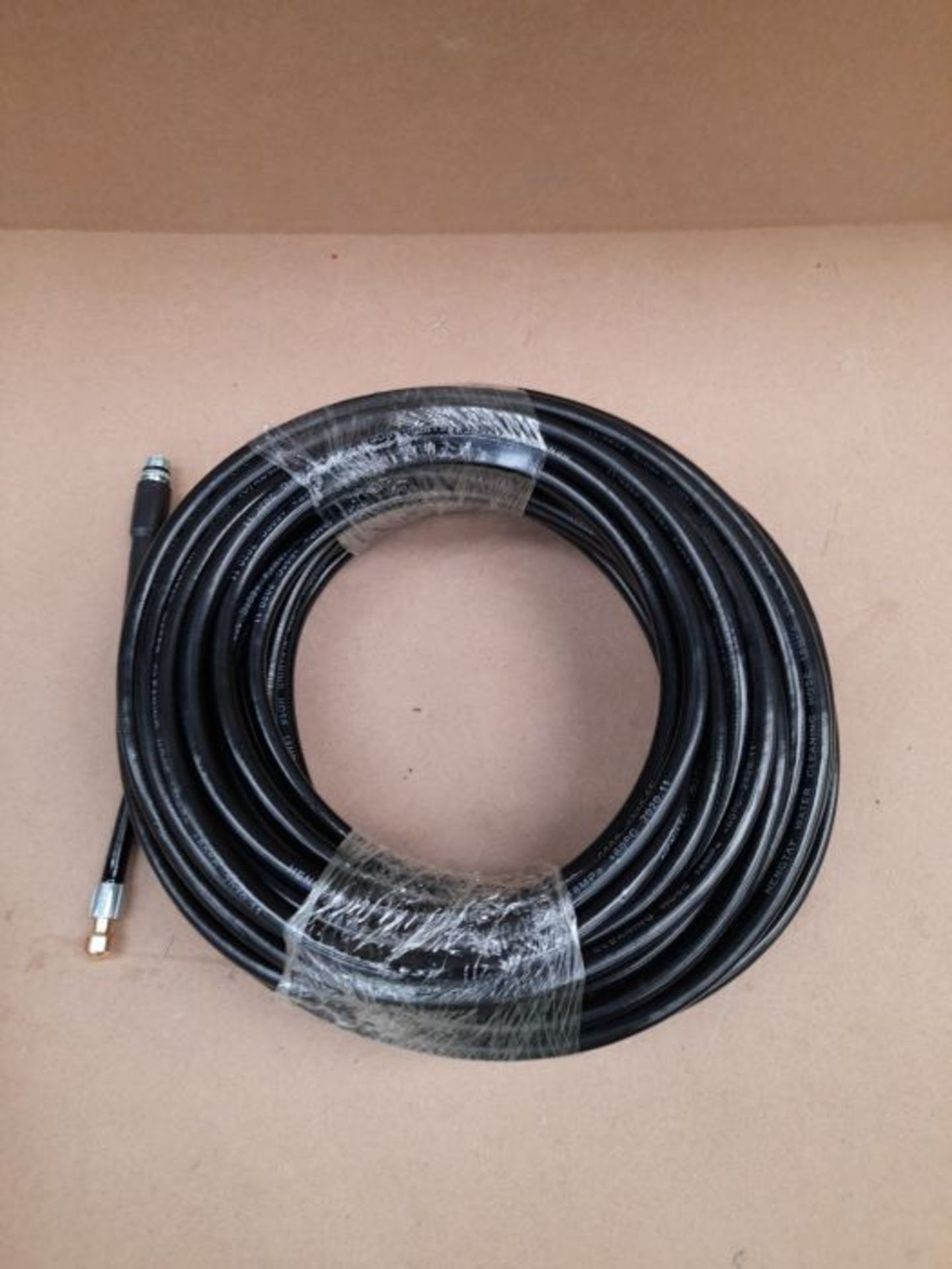 30M Pressure Washer Hose,160 BAR 2300 PSI High Pressure Drain Pipe Cleaning Kit for Co - Image 2 of 2