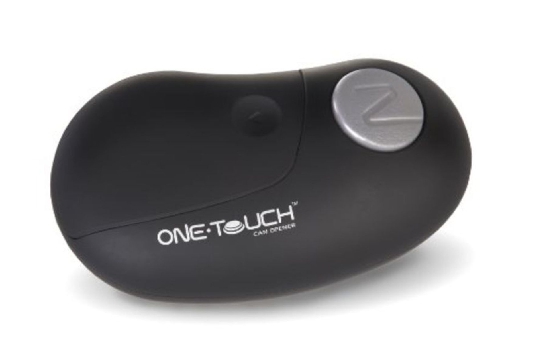Culinare Black Soft Touch One Touch Automatic Can Opener - Battery operated for hands-