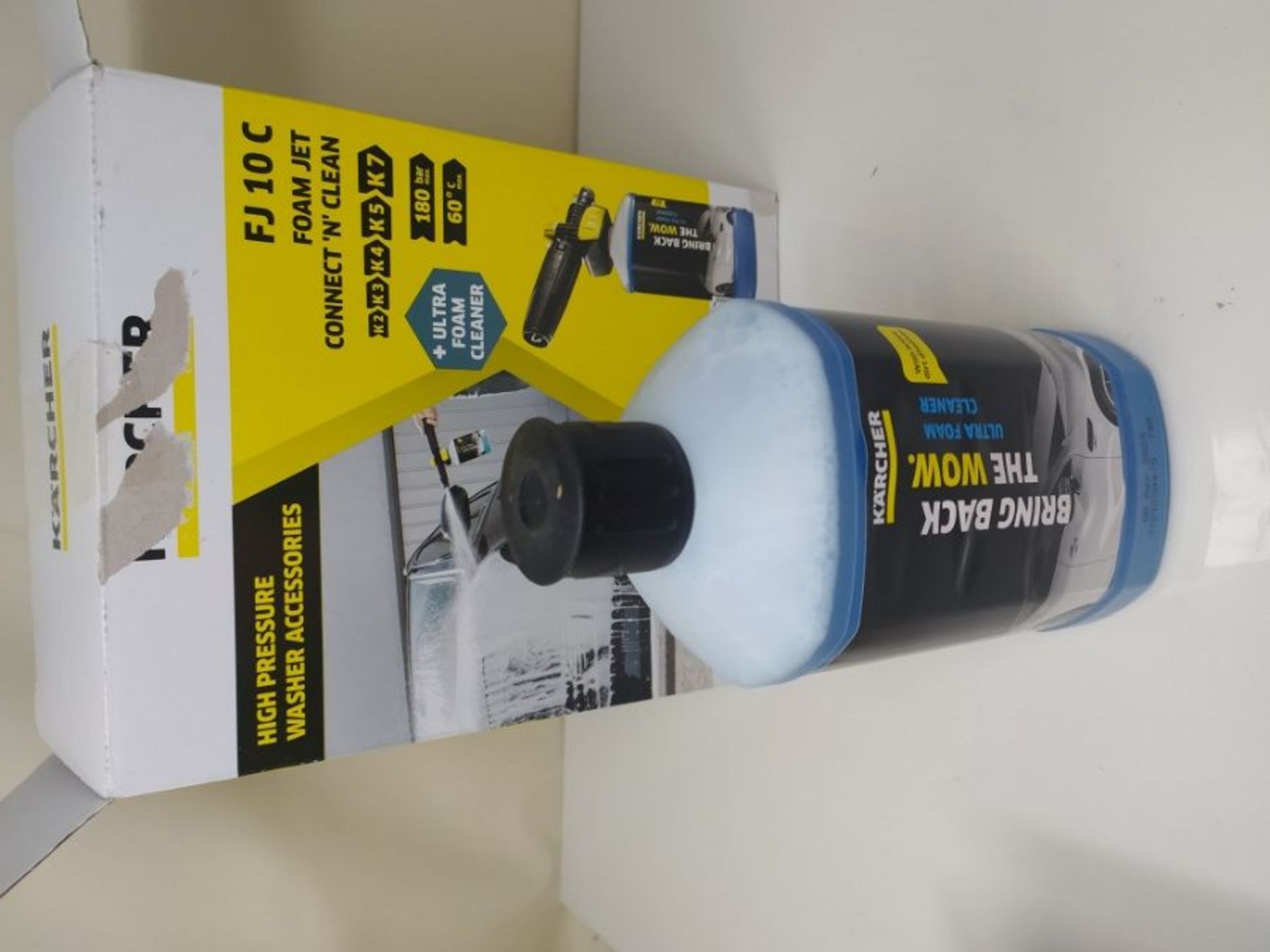 Karcher FJ10 Foam Nozzle with Ultra Pressure Washer Detergent - Image 2 of 2