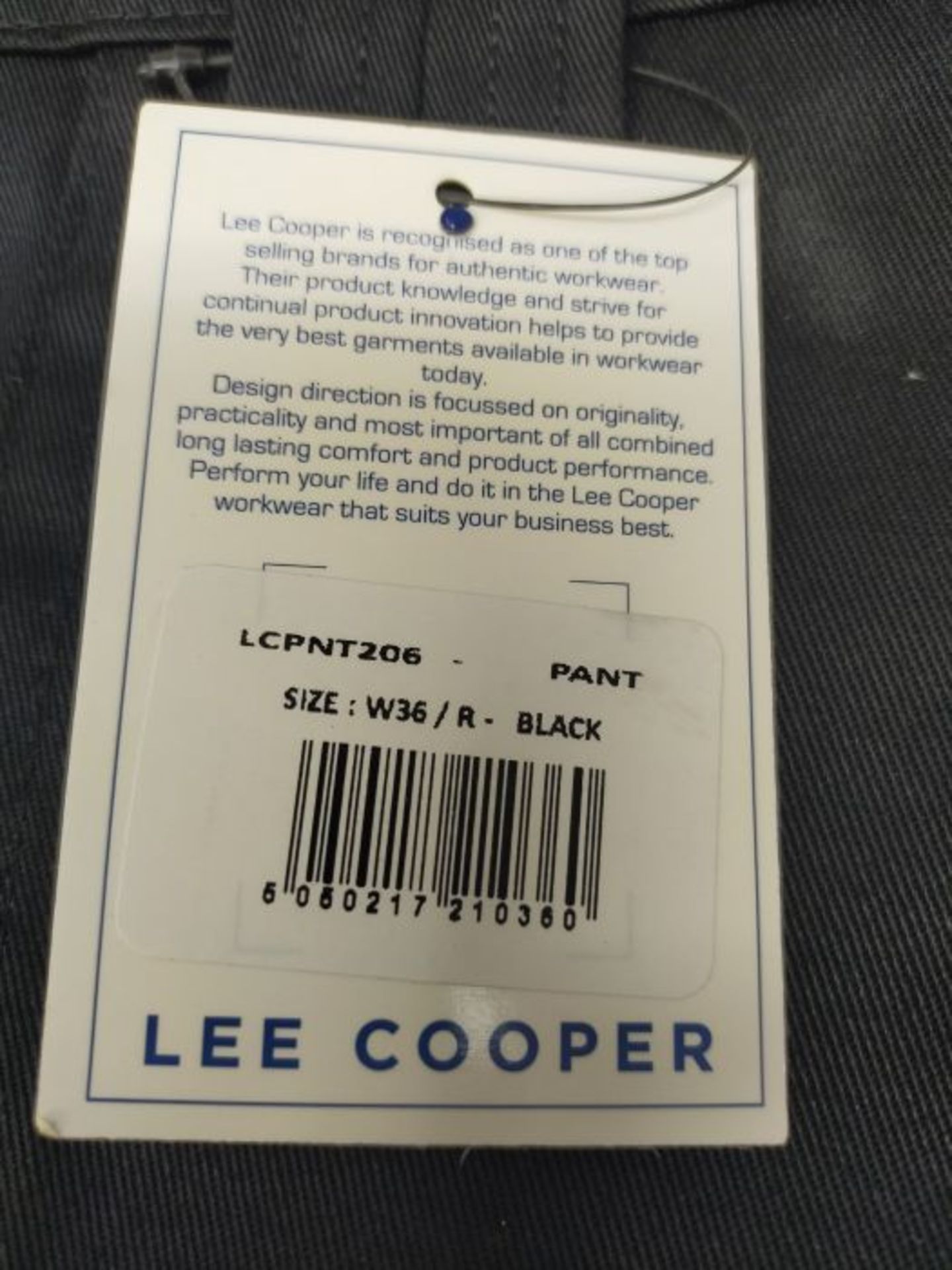 Lee Cooper Workwear LCPNT236 Mens Multi Pocket Cargo Work Safety Pants Trousers - Image 3 of 3