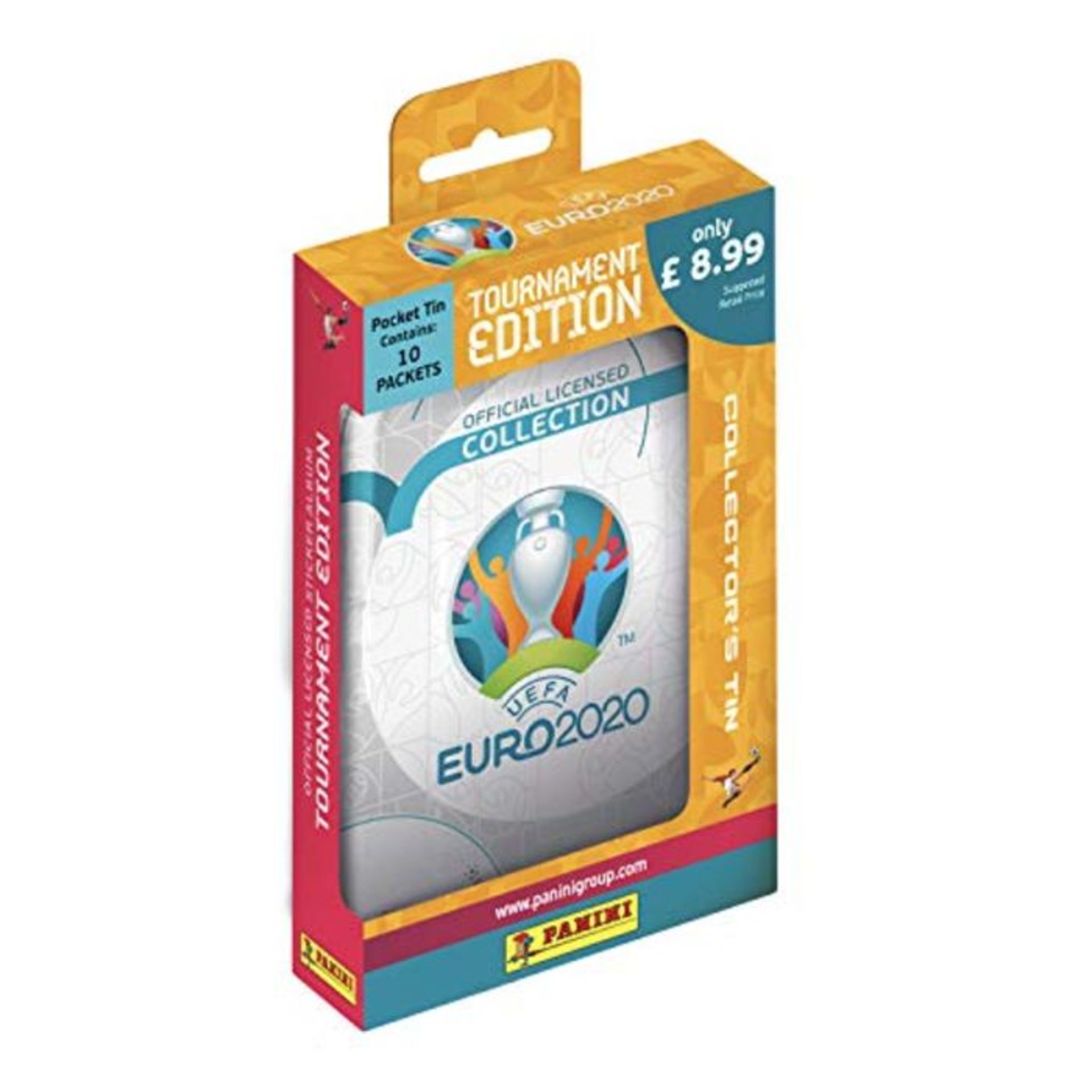 Panini UEFA Euro 2020 Sticker Collection Pocket Tin