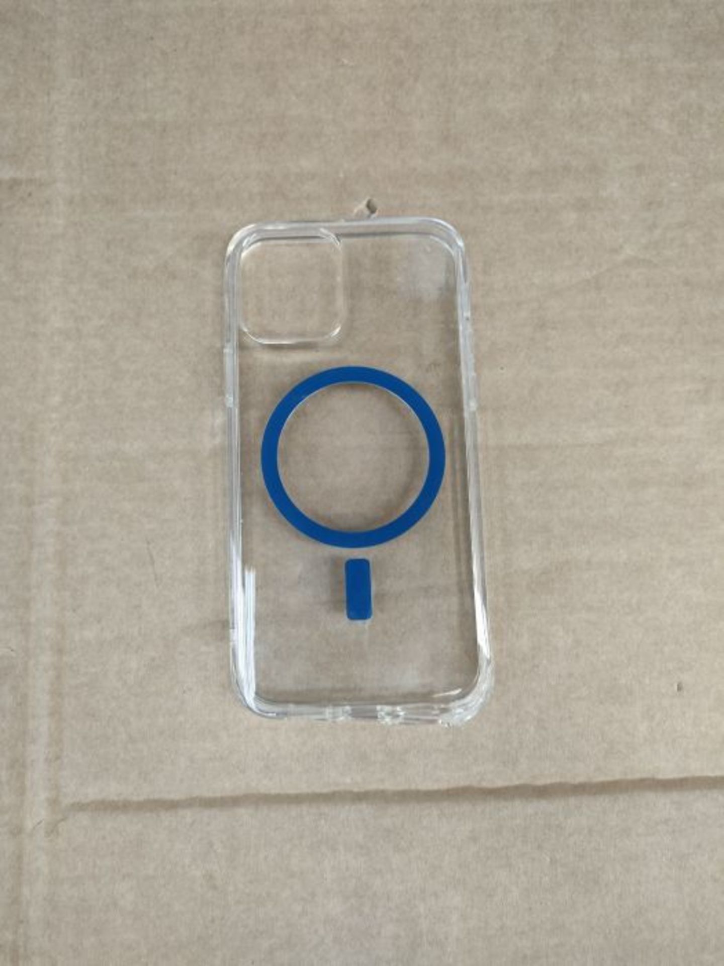 Mous - Transparent Clear Protective Case for iPhone 12/12 Pro - Infinity - Blue Patter - Image 3 of 3