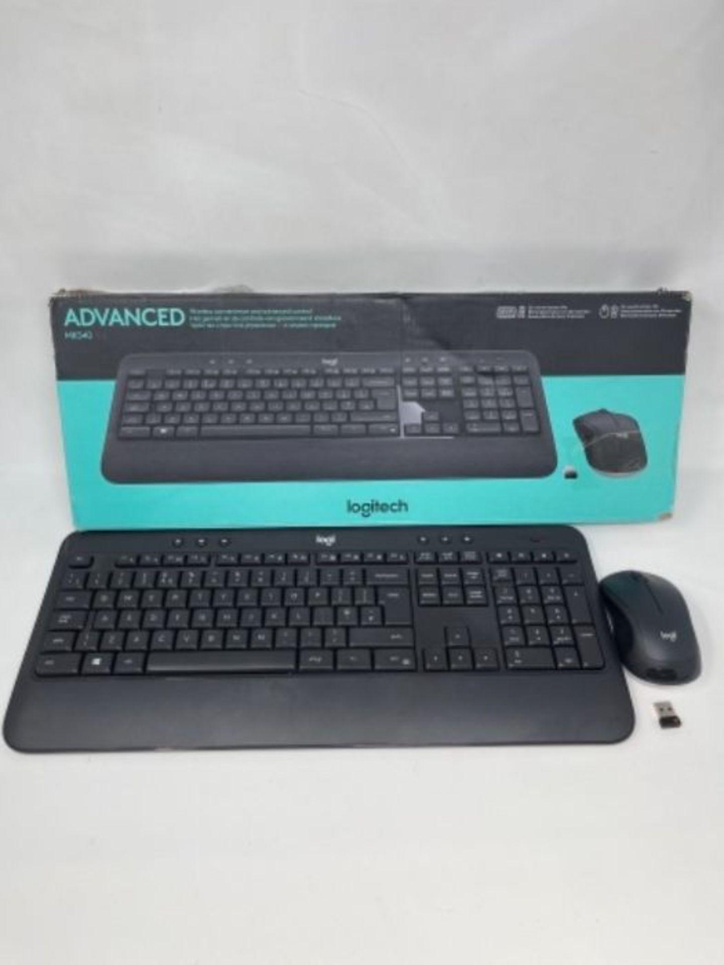 Logitech MK540 Wireless Keyboard and Mouse Combo for Windows, 2.4 GHz Wireless with Un - Bild 2 aus 2