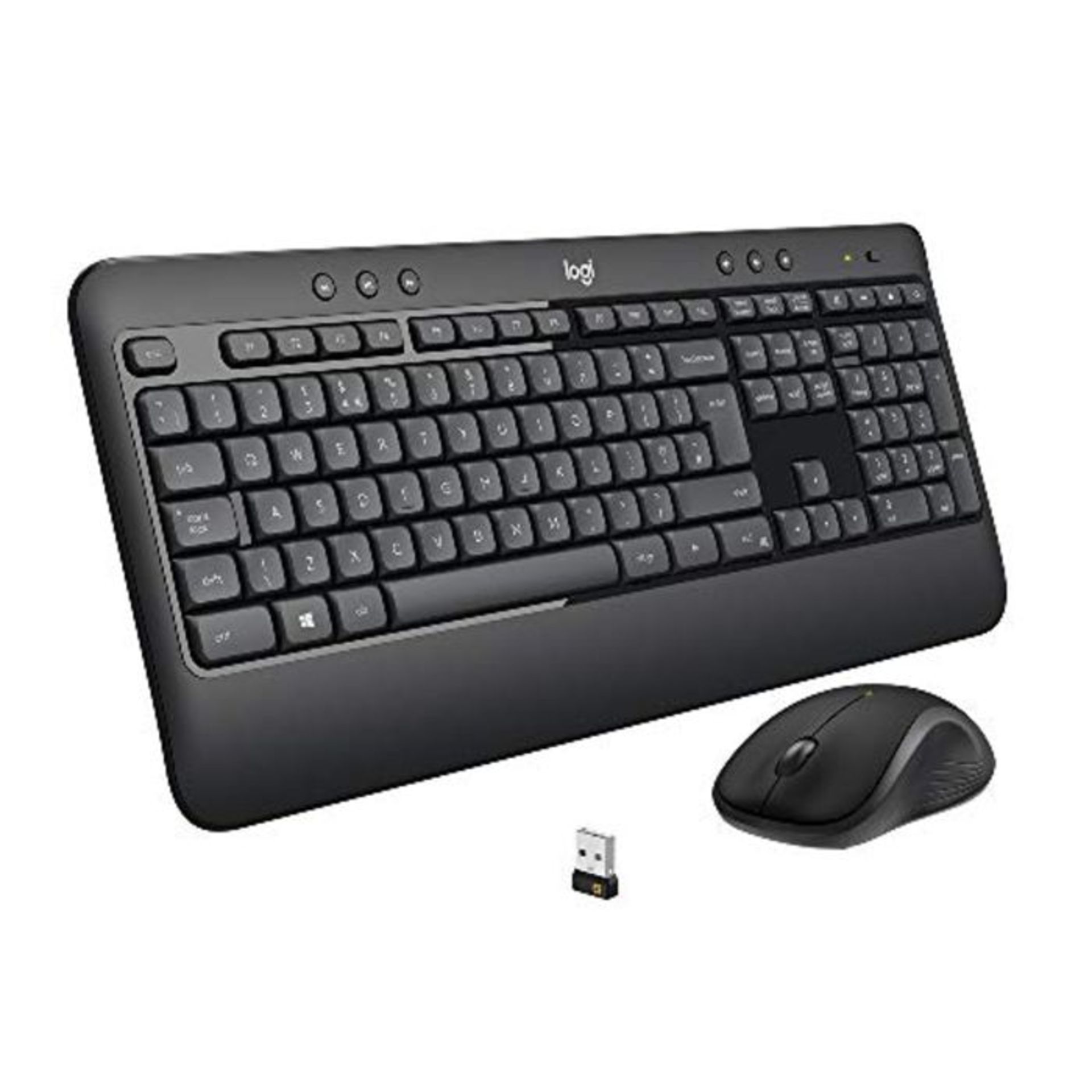Logitech MK540 Wireless Keyboard and Mouse Combo for Windows, 2.4 GHz Wireless with Un