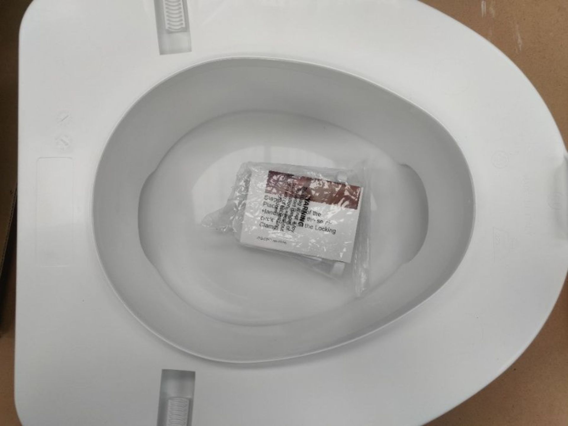 Drive 6 Inch Raised Toilet Seat with Lid - Image 2 of 2