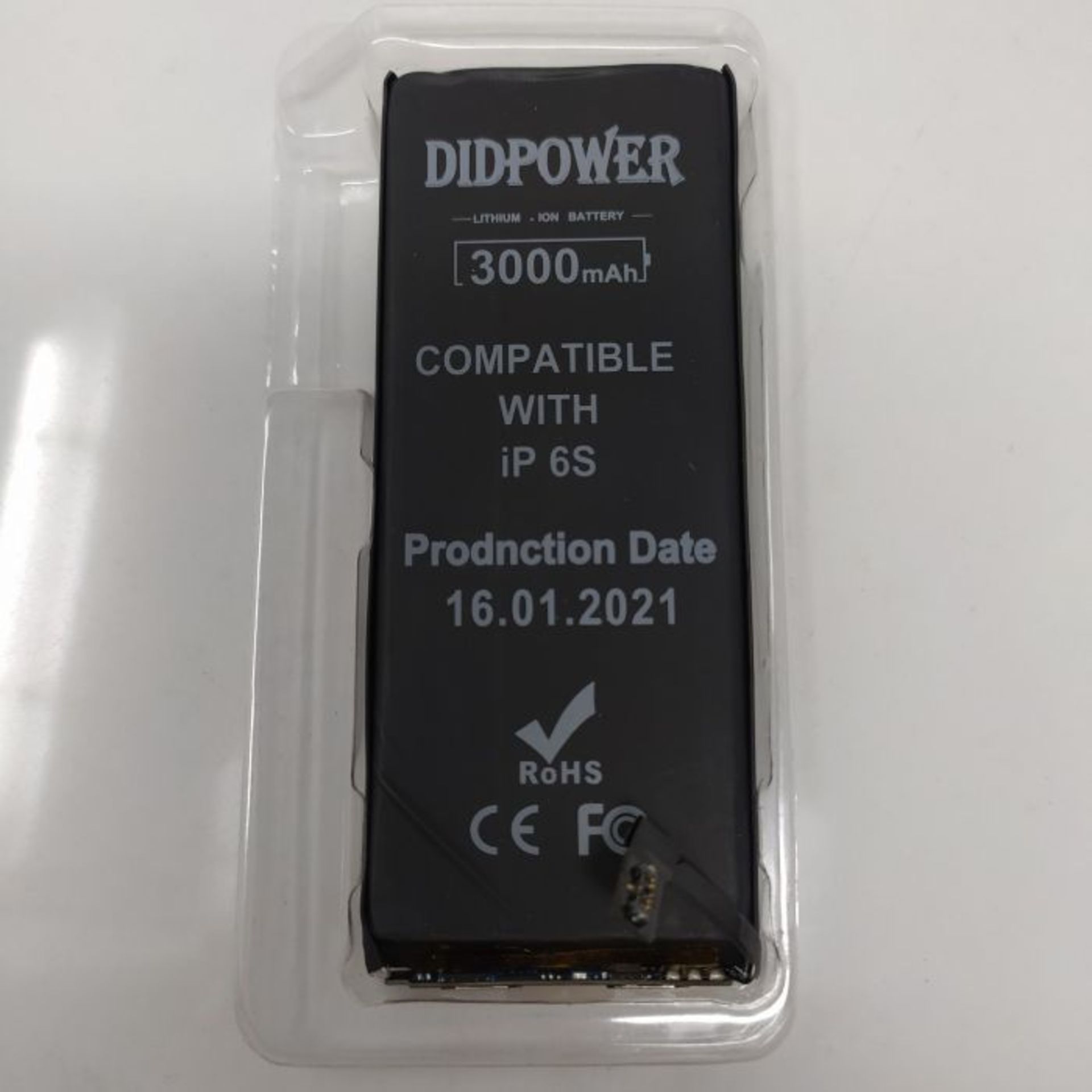 Didpower [Super Capacity] Battery Replacement Compatible With iPhone 6S 3000mAh With R - Image 2 of 2