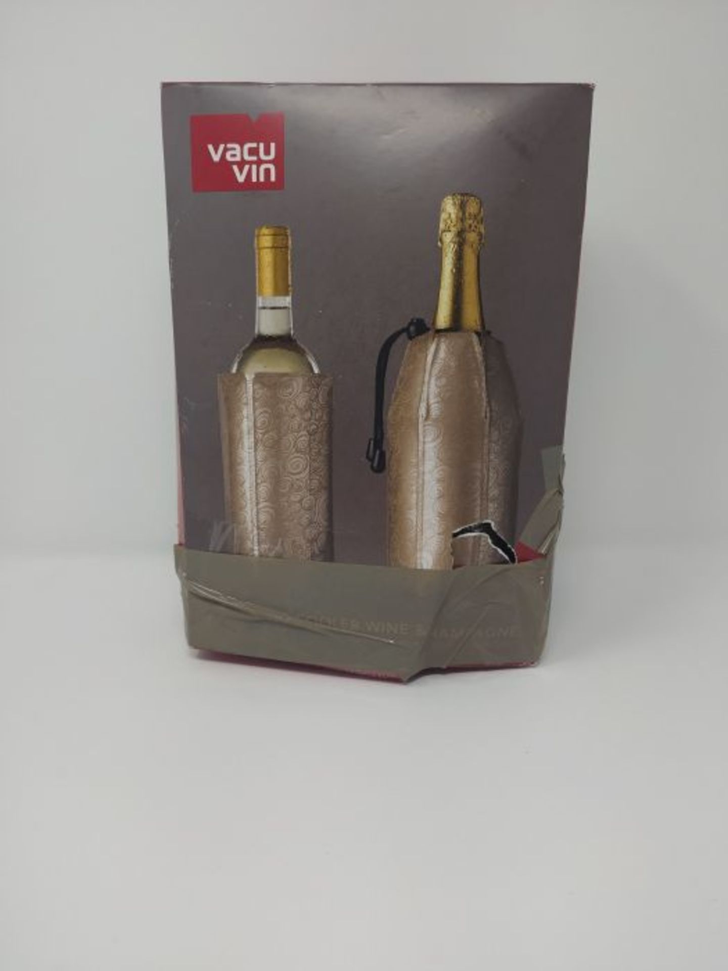 Vacu Vin Rapid Ice Wine and Champagne Cooler Set - Platinum - Image 2 of 3